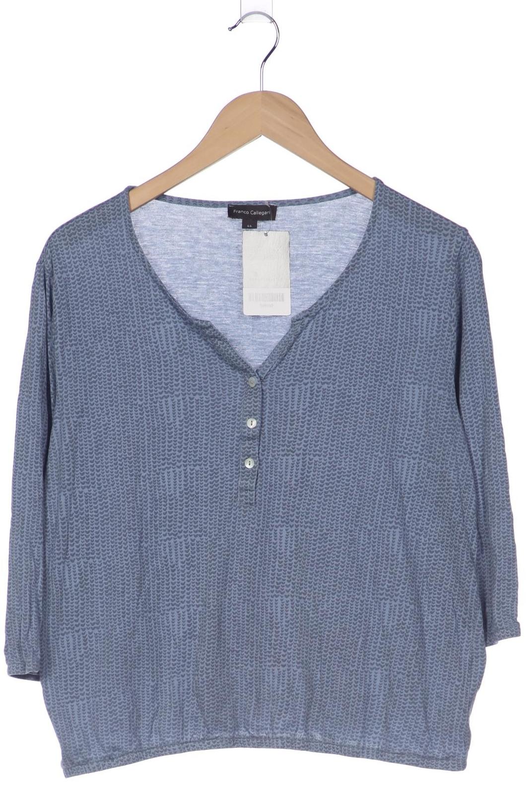 

Franco Callegari Damen Langarmshirt, blau, Gr. 44