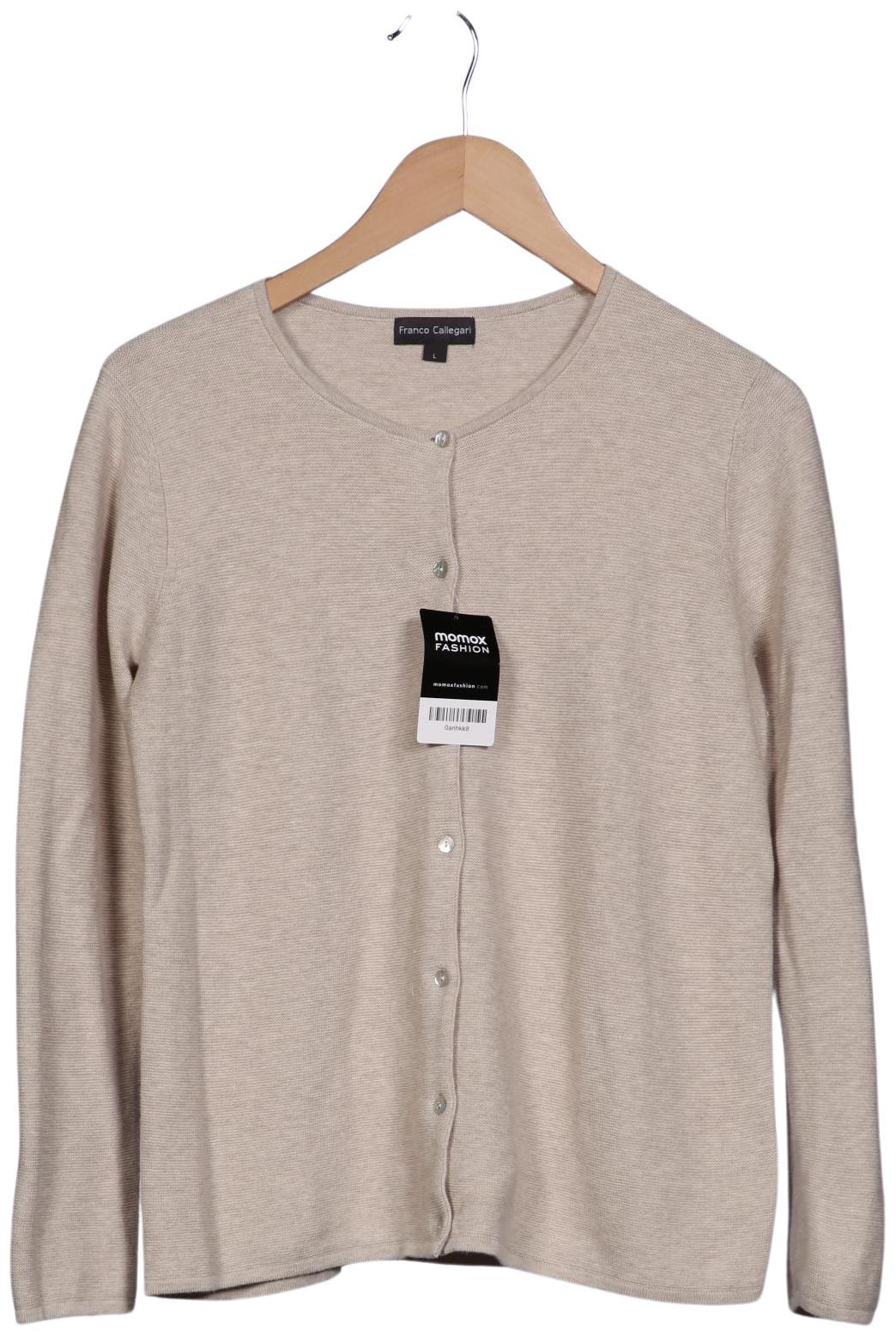 

Franco Callegari Damen Strickjacke, beige, Gr. 42