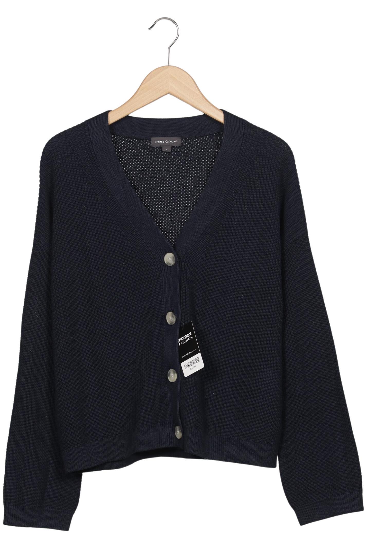 

Franco Callegari Damen Strickjacke, marineblau, Gr. 42