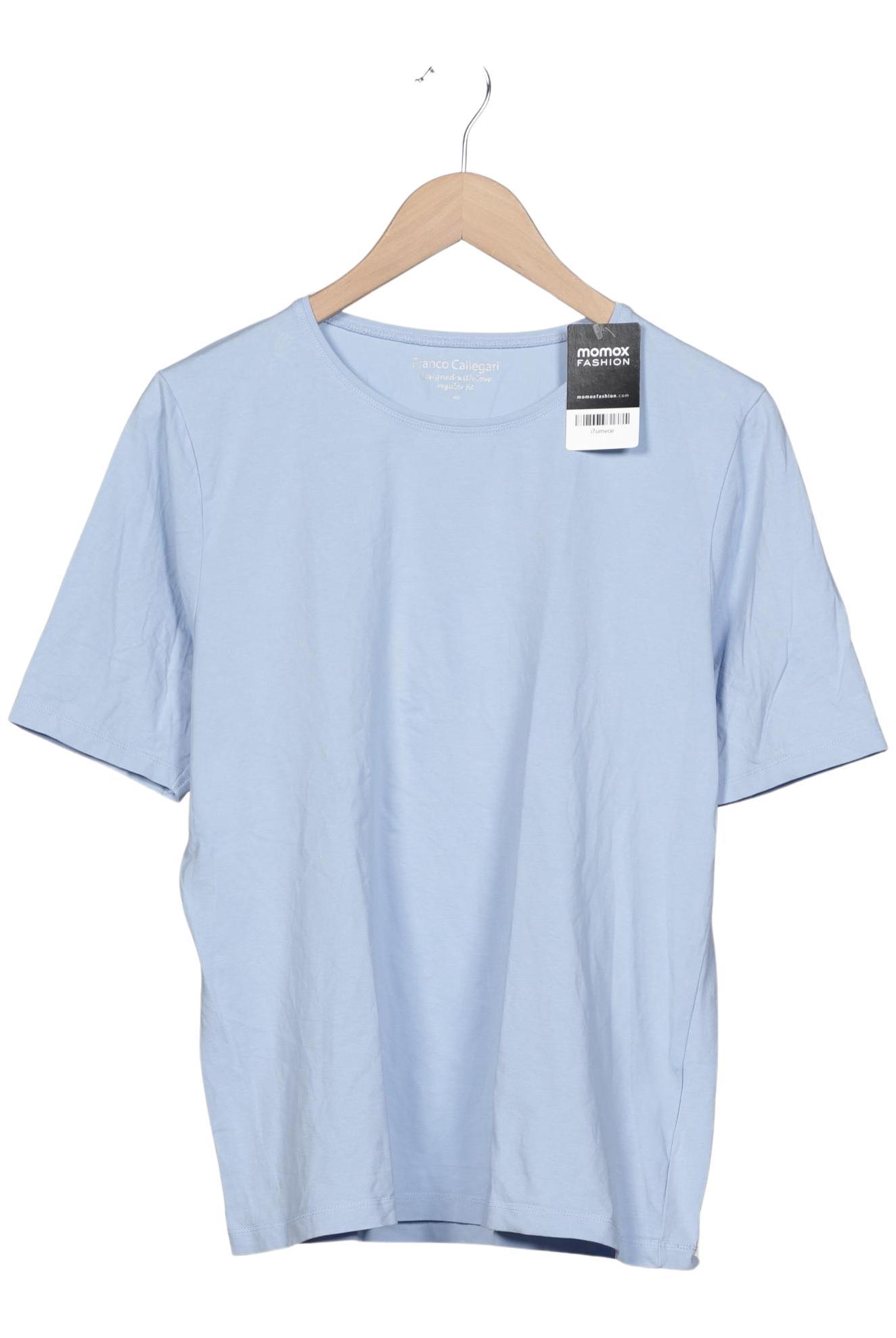 

Franco Callegari Damen T-Shirt, blau, Gr. 46