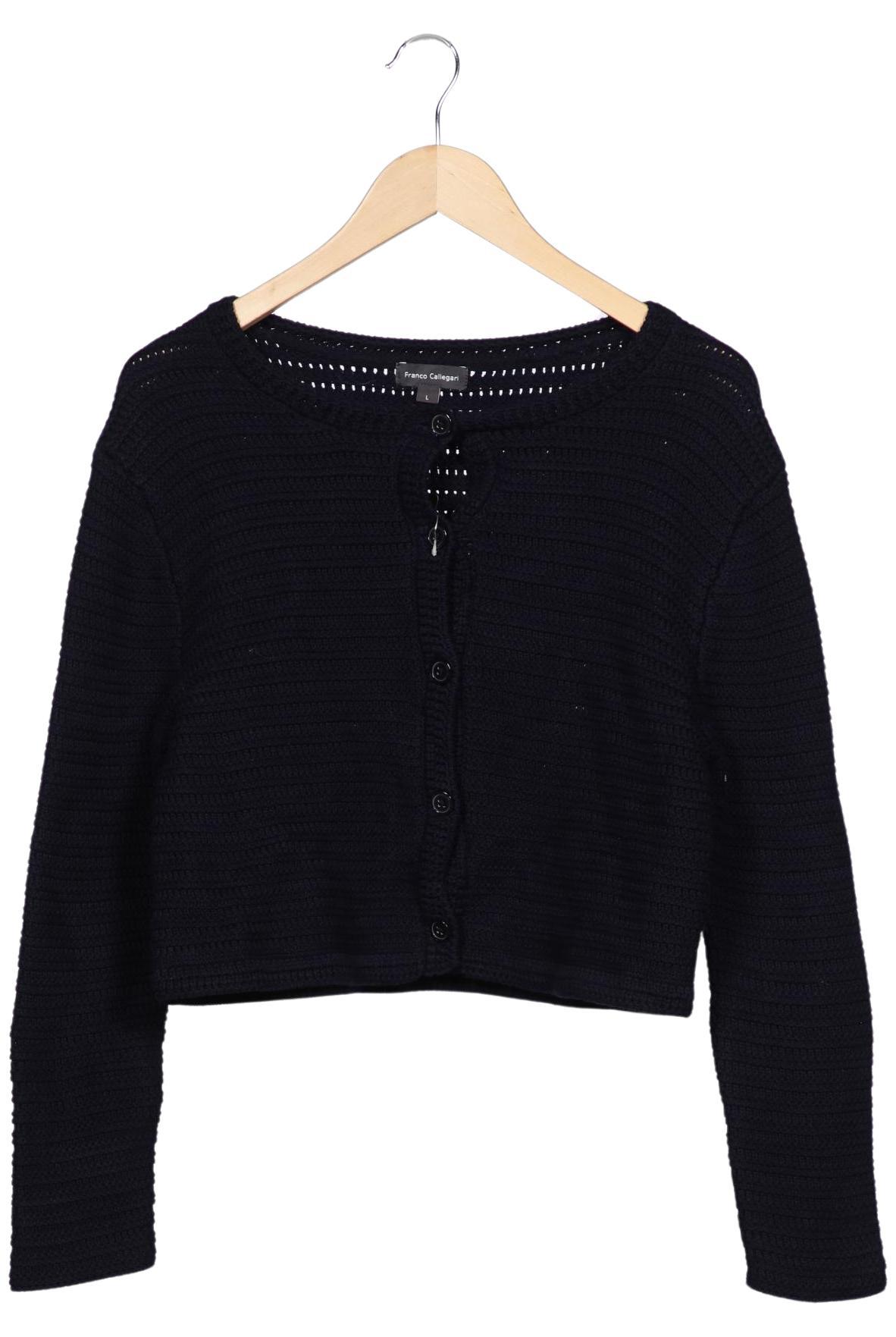 

Franco Callegari Damen Strickjacke, marineblau, Gr. 42