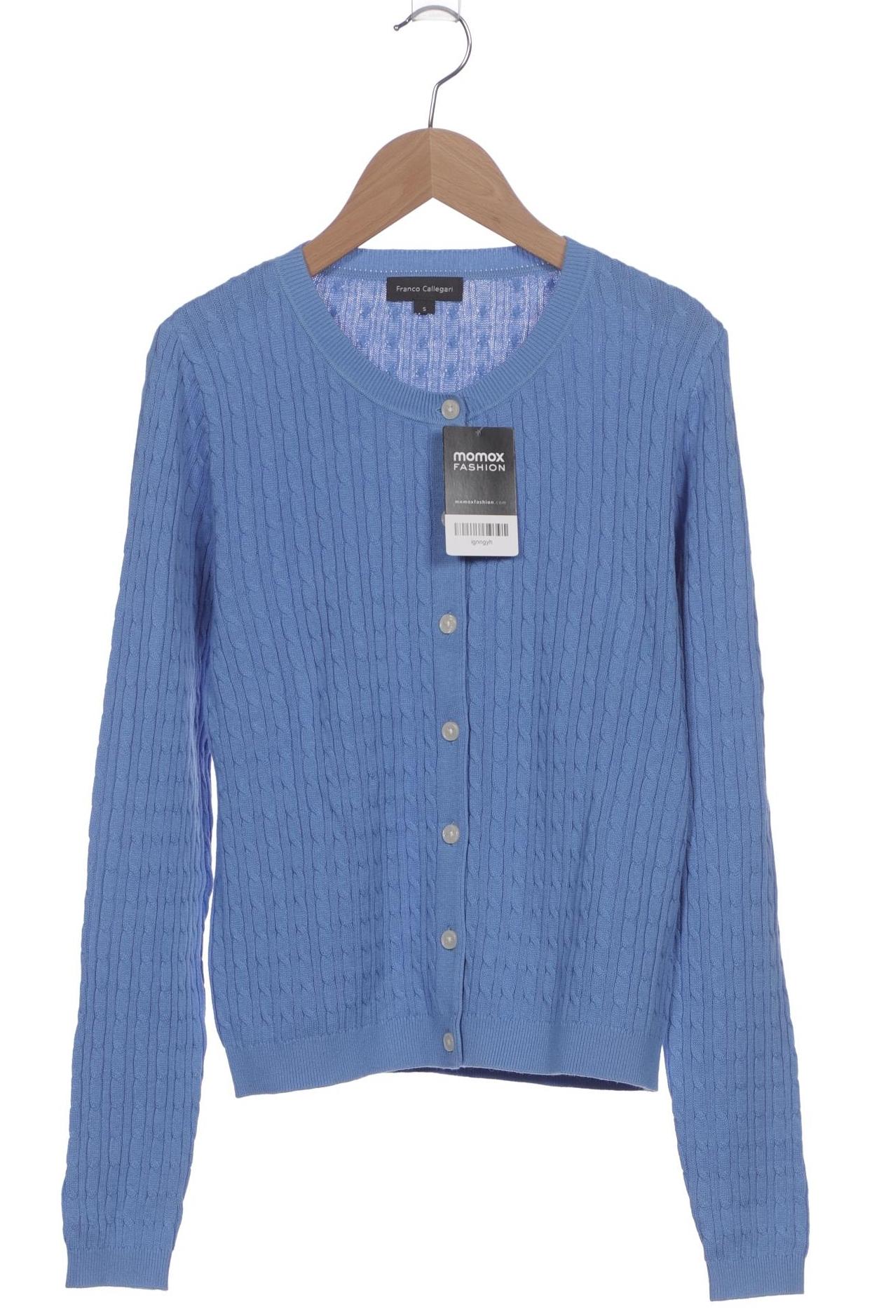 

Franco Callegari Damen Strickjacke, blau, Gr. 36