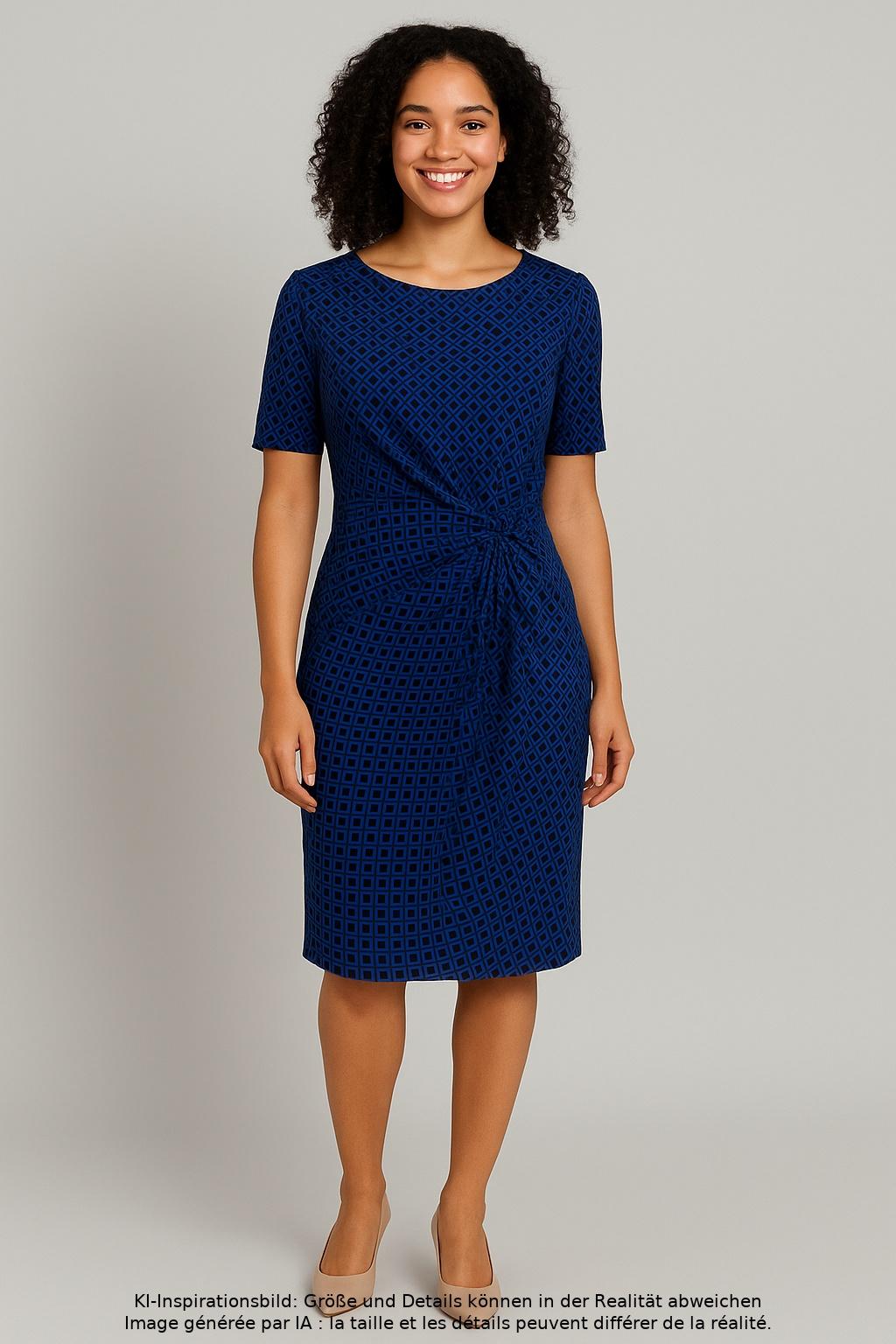 

Franco Callegari Damen Kleid, marineblau, Gr. 38