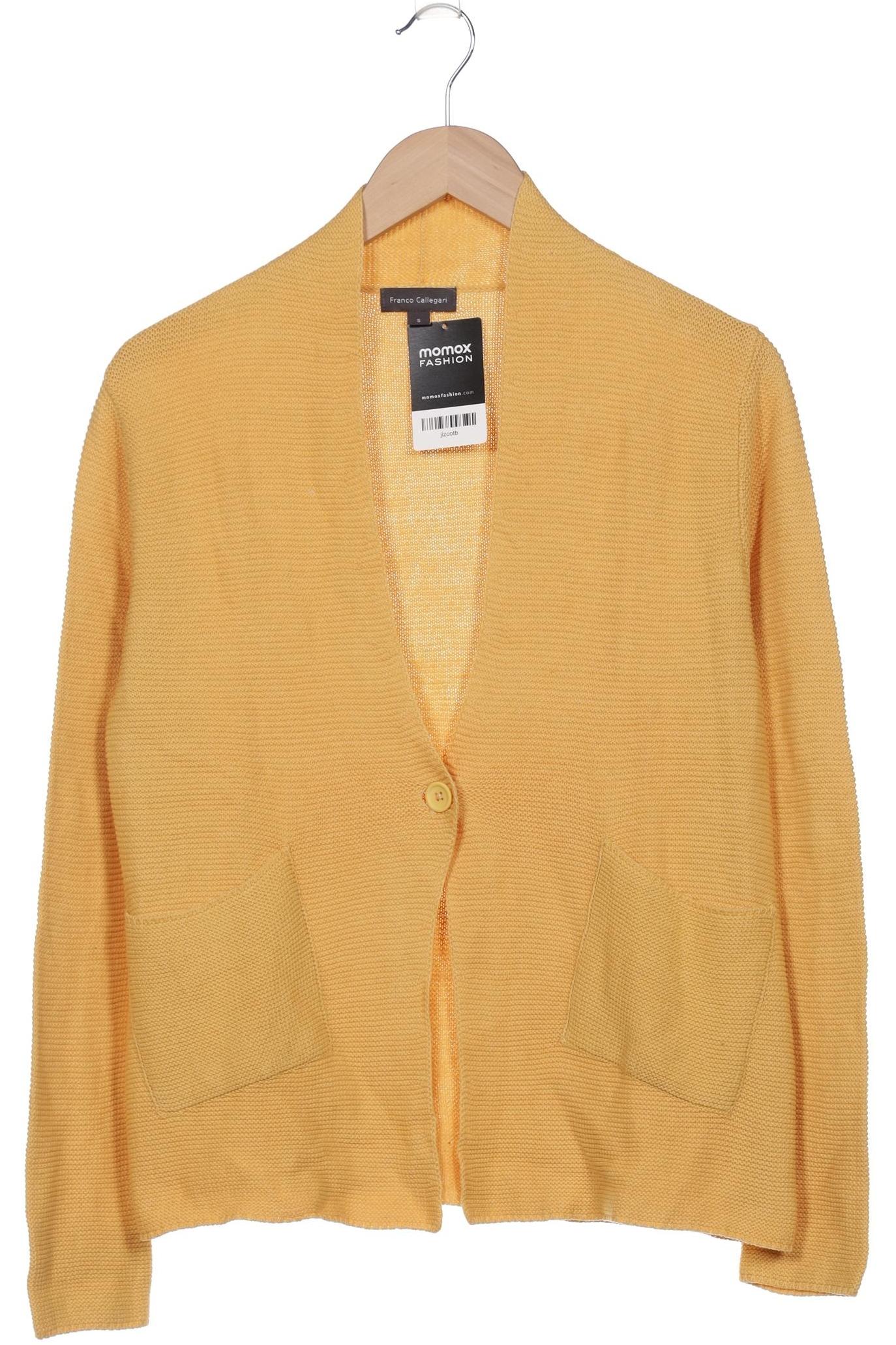 

Franco Callegari Damen Strickjacke, gelb, Gr. 36