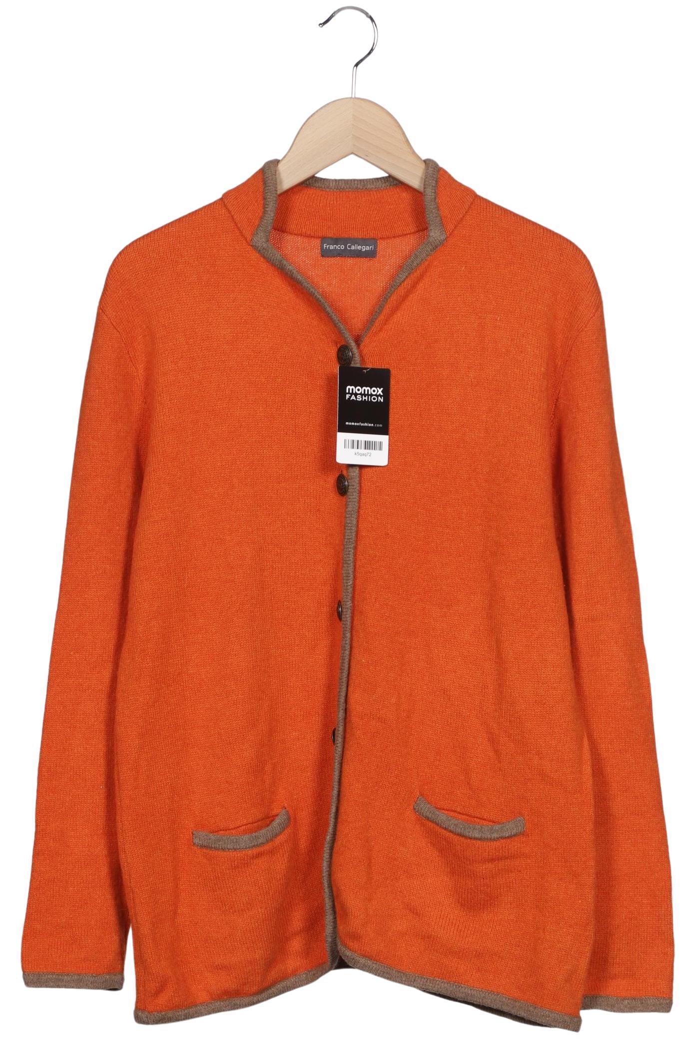 

Franco Callegari Damen Strickjacke, orange, Gr. 38