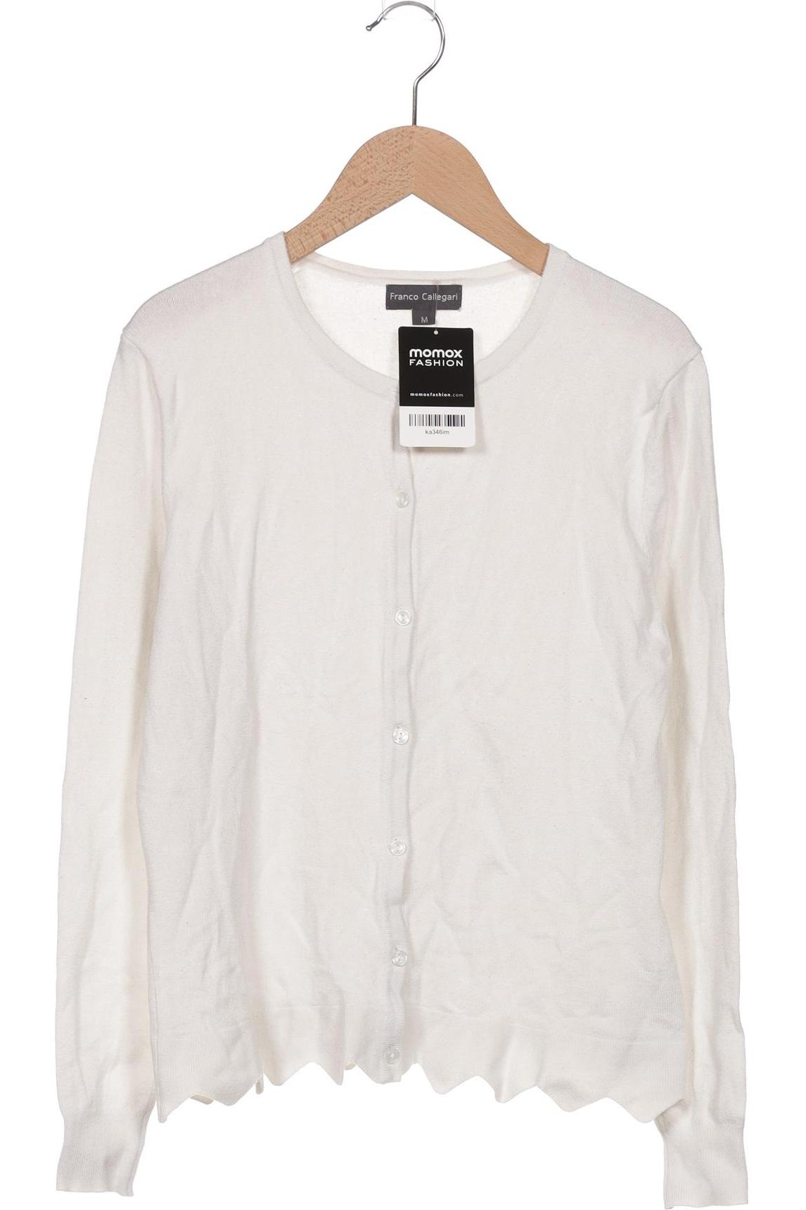 

Franco Callegari Damen Strickjacke, weiß, Gr. 38