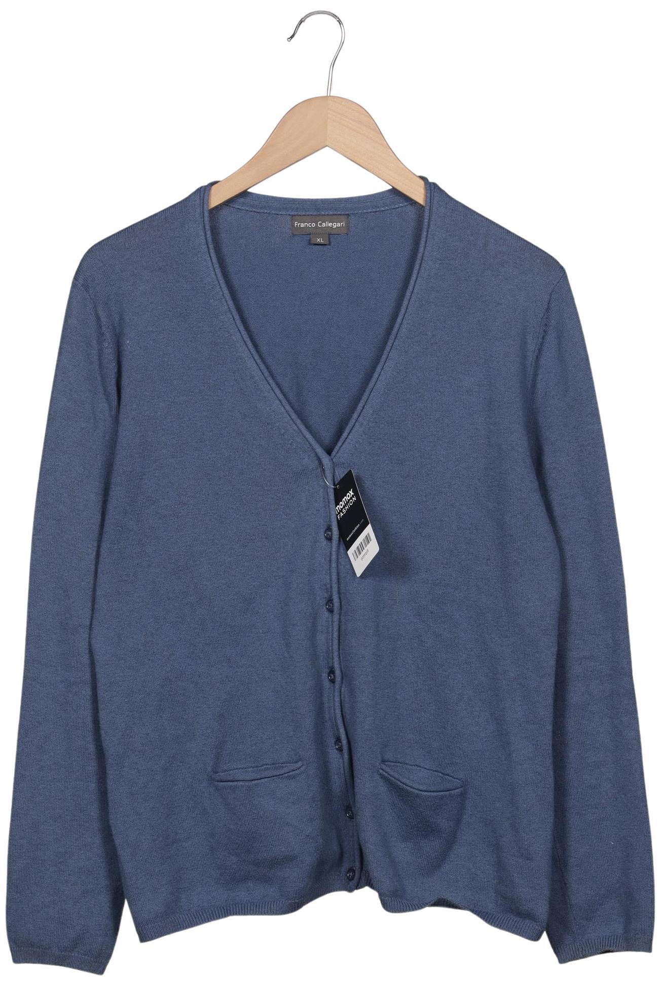 

Franco Callegari Damen Strickjacke, blau, Gr. 44