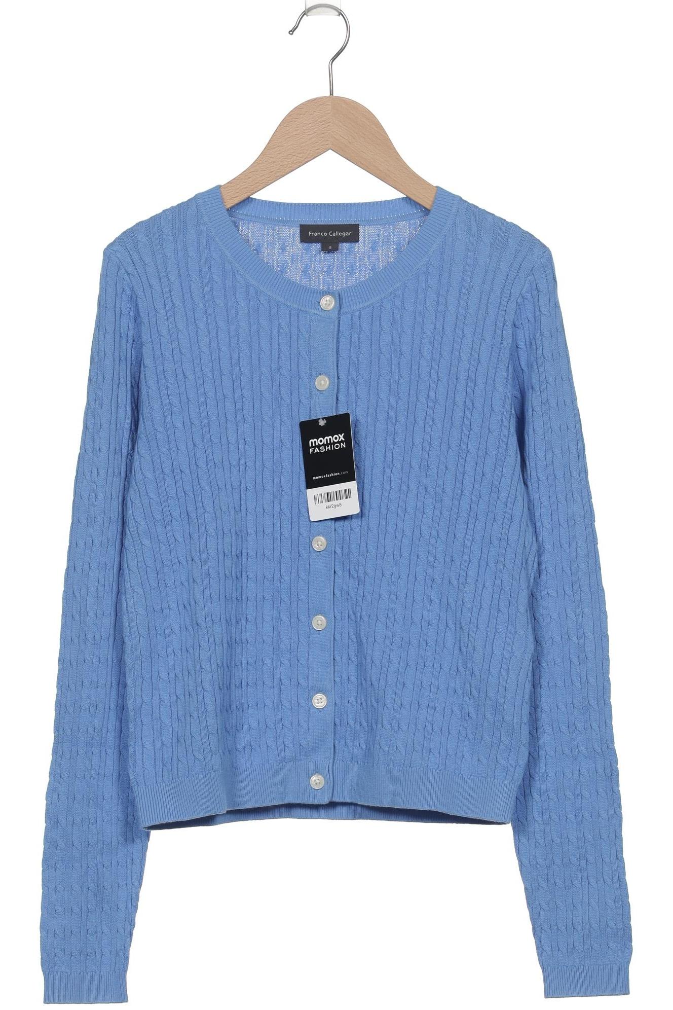 

Franco Callegari Damen Strickjacke, blau, Gr. 36