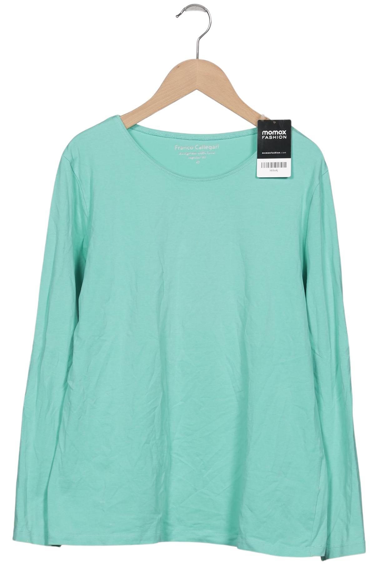 

Franco Callegari Damen Langarmshirt, türkis, Gr. 42