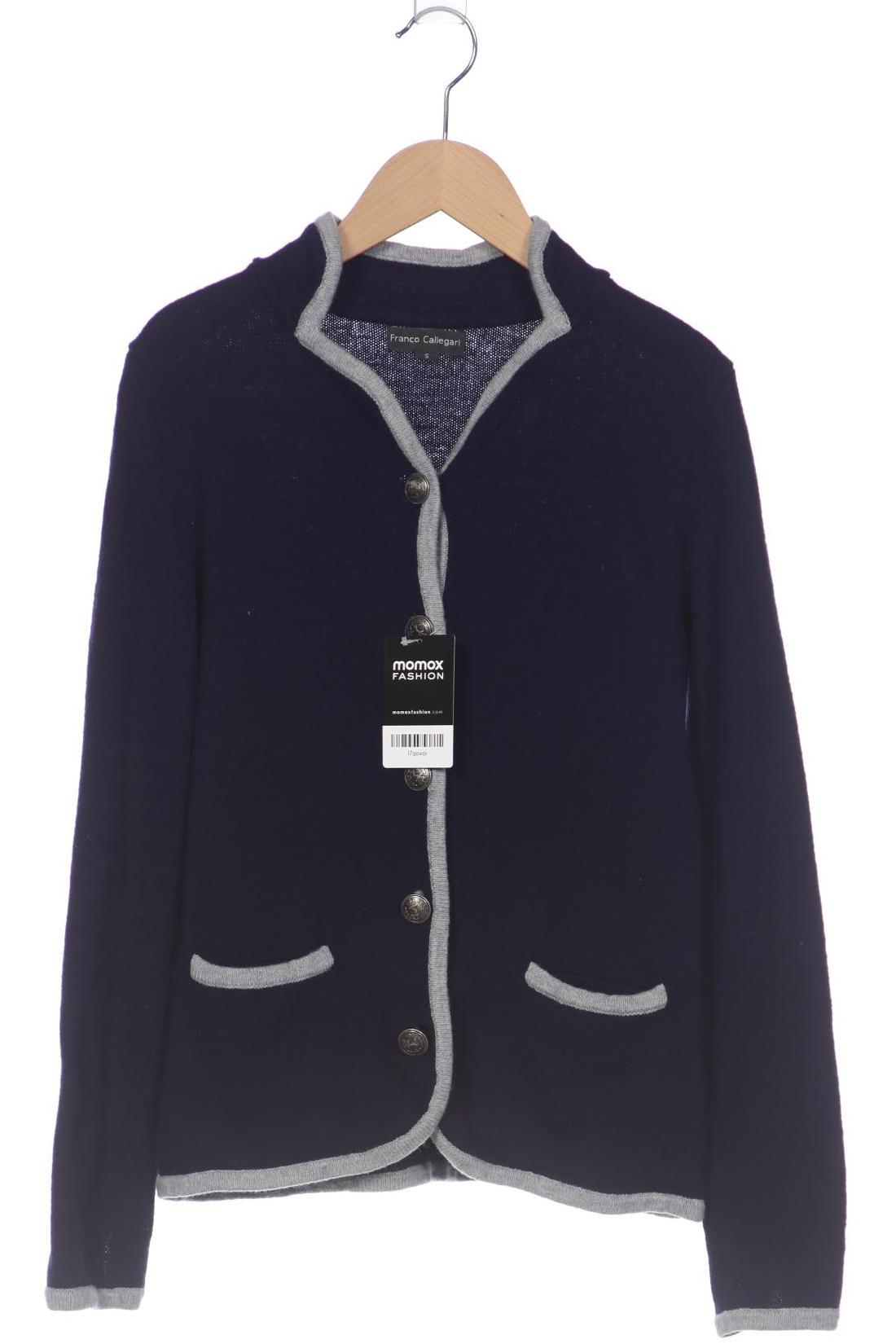 

Franco Callegari Damen Strickjacke, marineblau, Gr. 36
