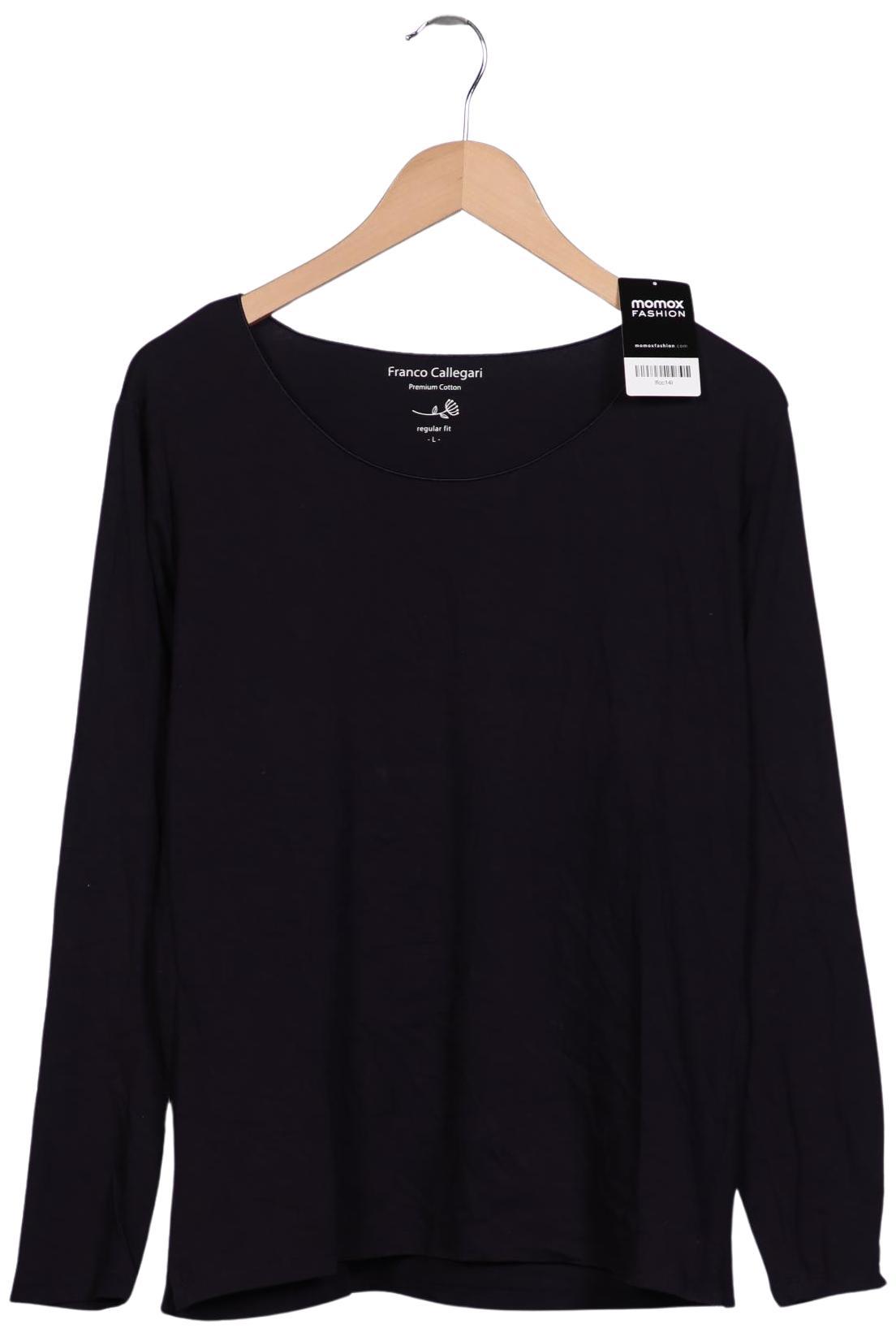 

Franco Callegari Damen Langarmshirt, schwarz, Gr. 42
