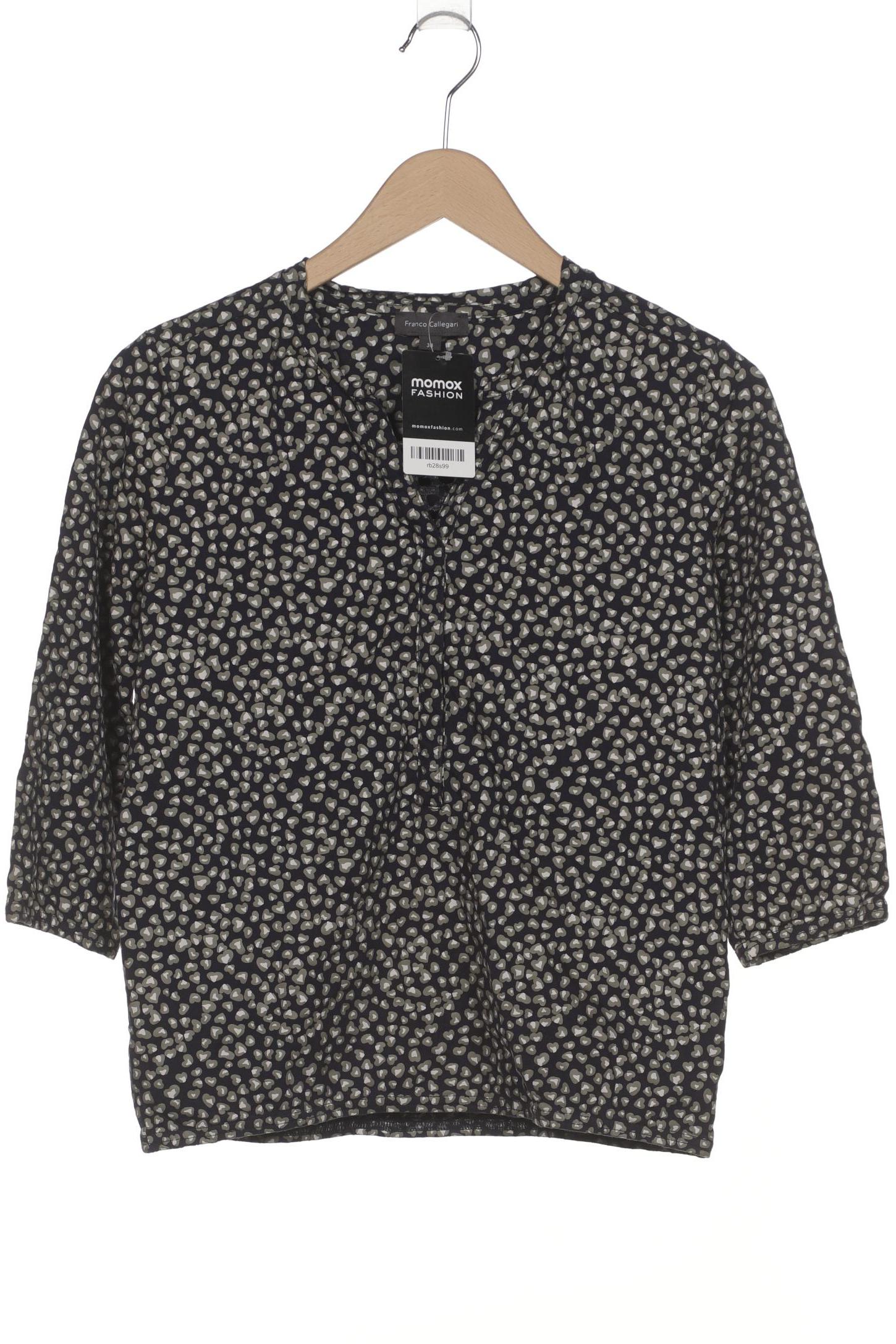 

Franco Callegari Damen Langarmshirt, marineblau, Gr. 38