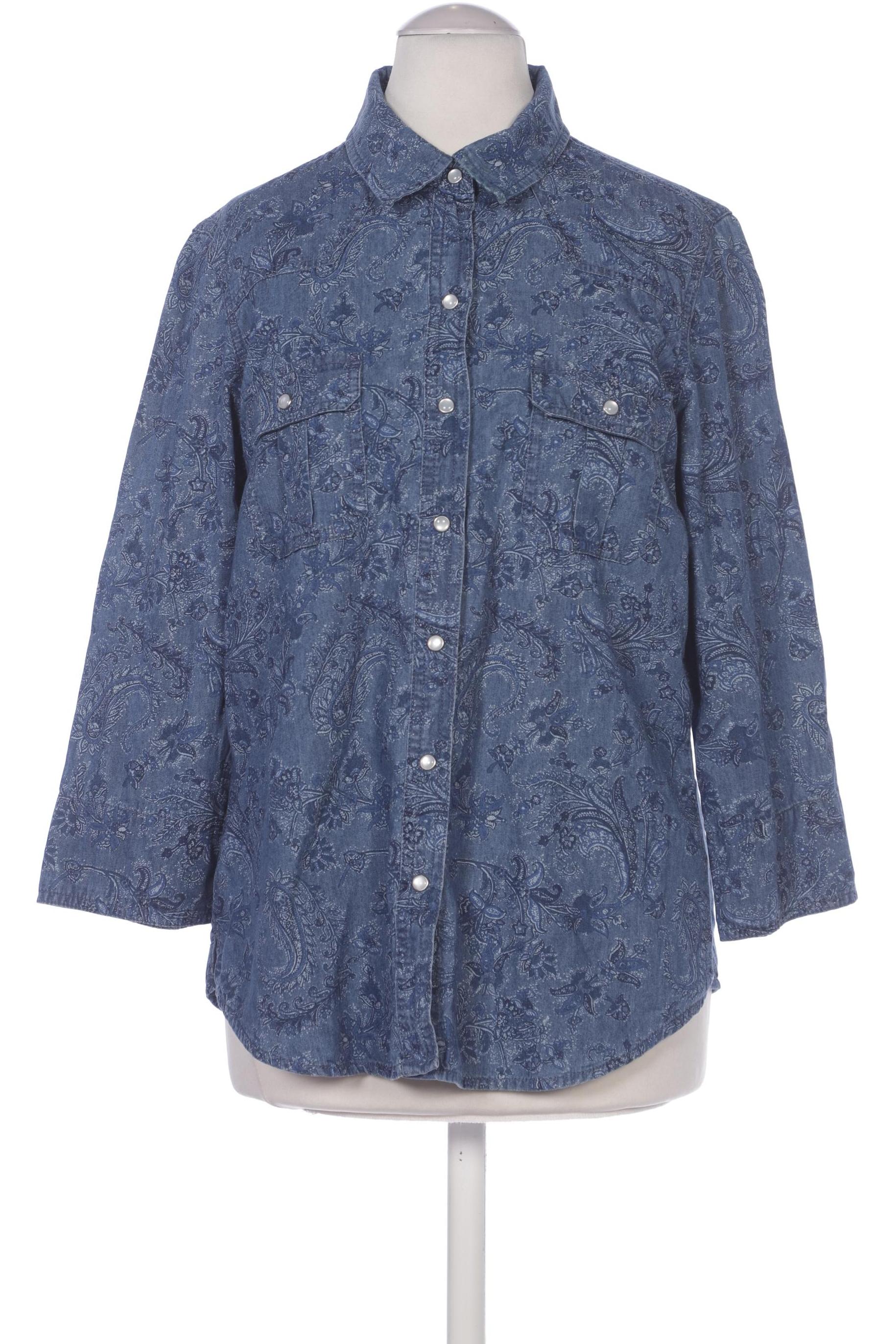 

Franco Callegari Damen Bluse, blau, Gr. 36
