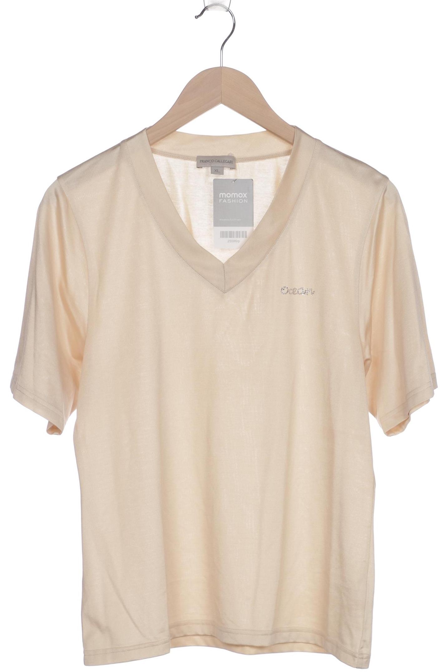 

Franco Callegari Damen T-Shirt, beige, Gr. 44