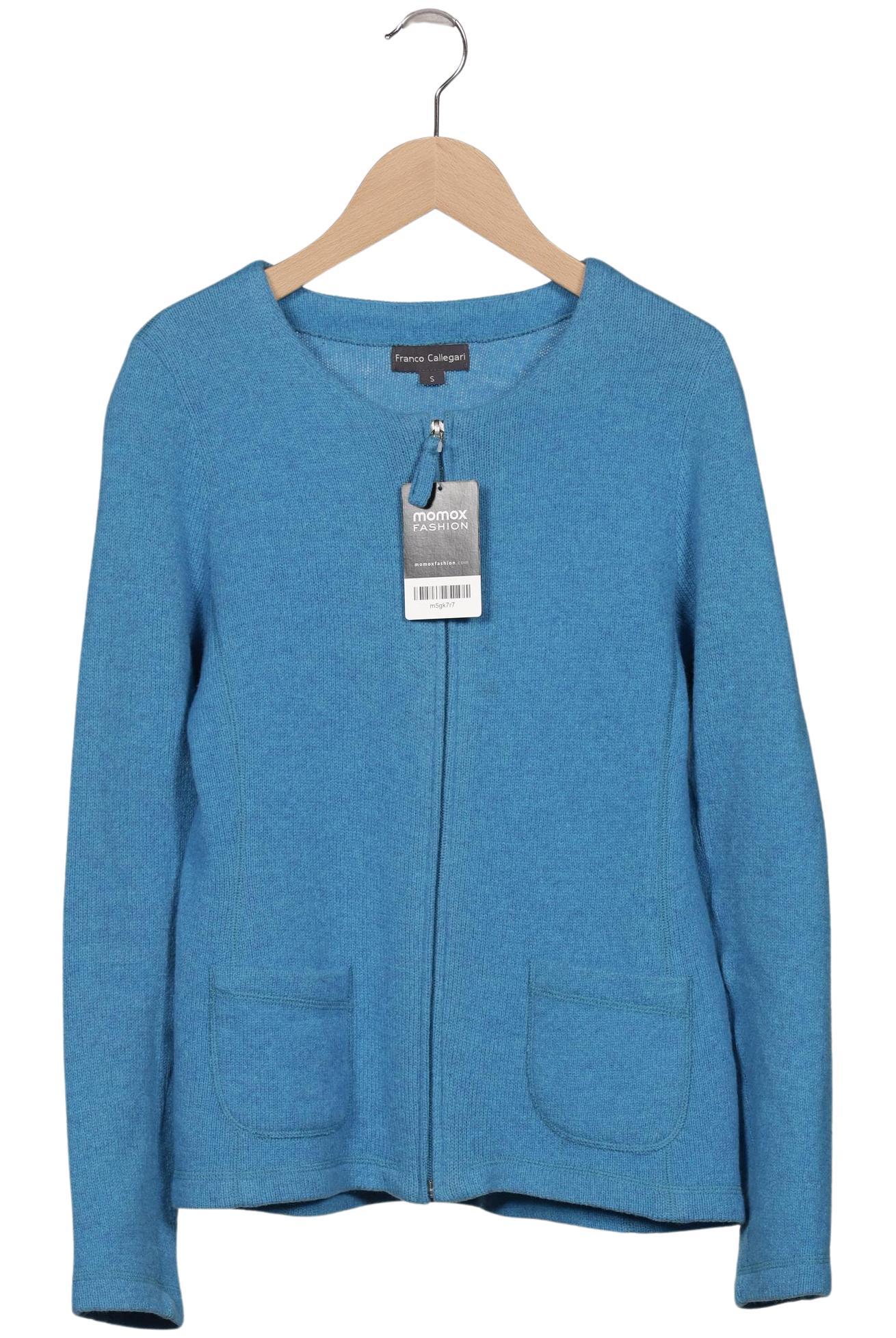 

Franco Callegari Damen Strickjacke, blau, Gr. 36