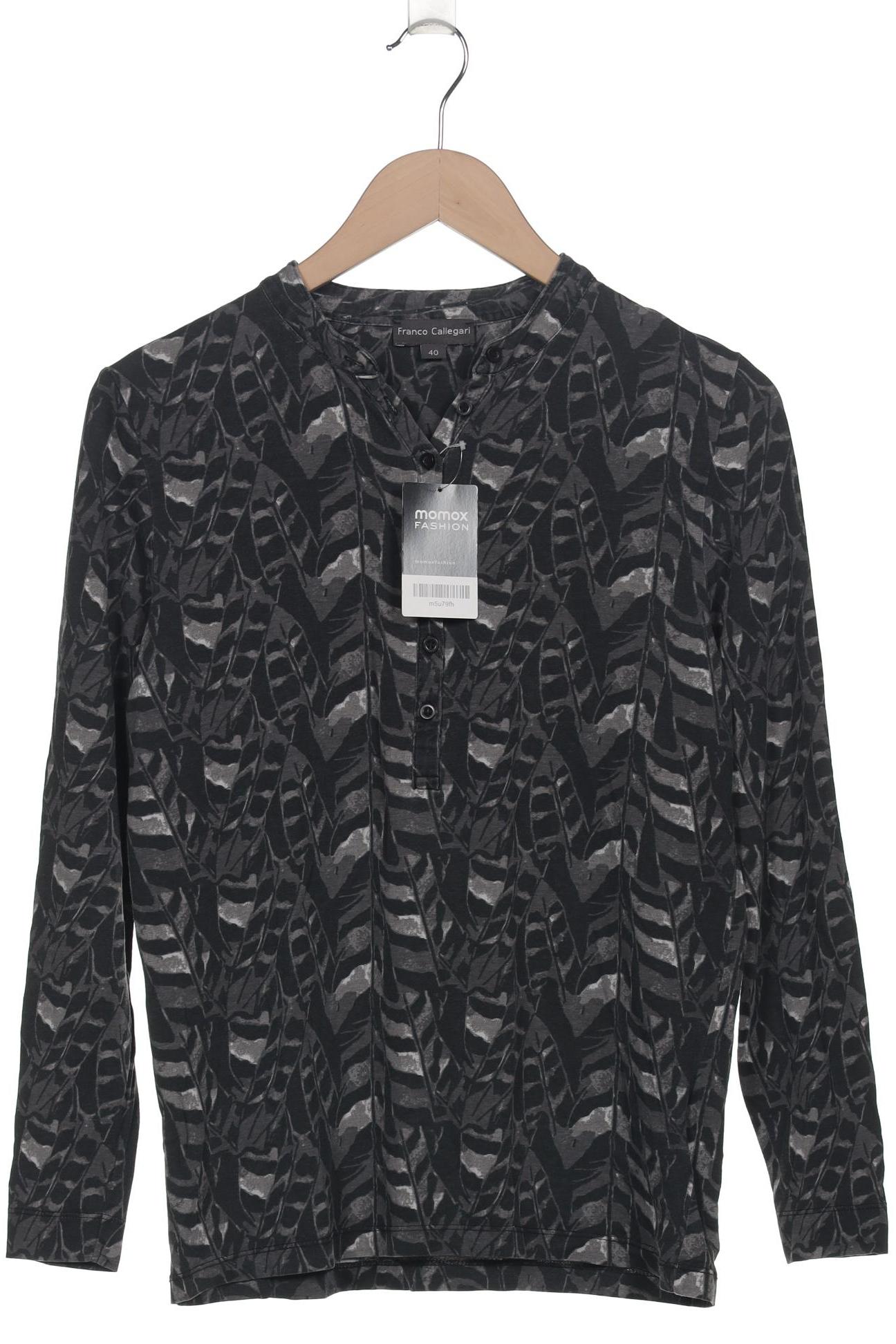 

Franco Callegari Damen Langarmshirt, grau, Gr. 40