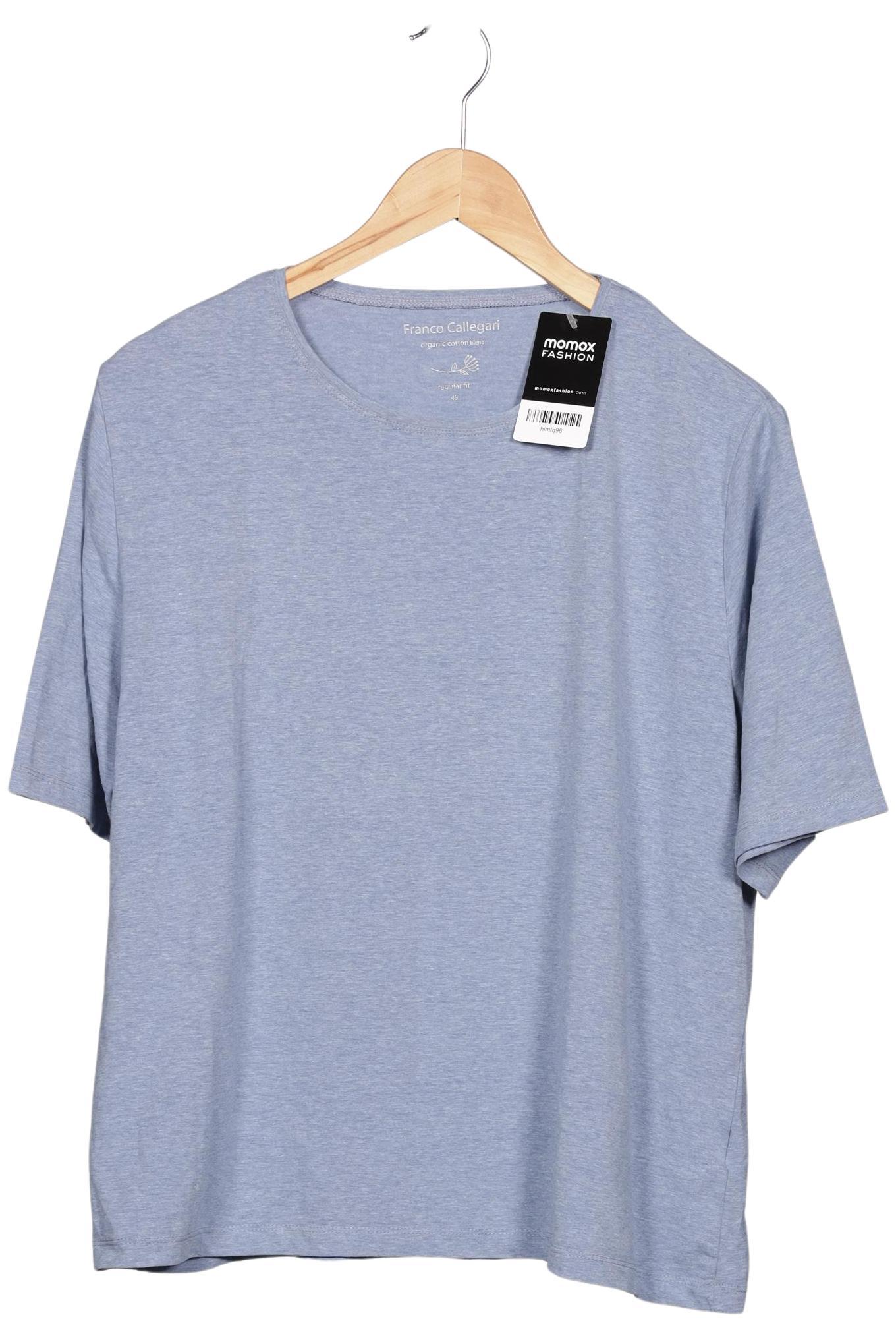 

Franco Callegari Damen T-Shirt, blau, Gr. 48