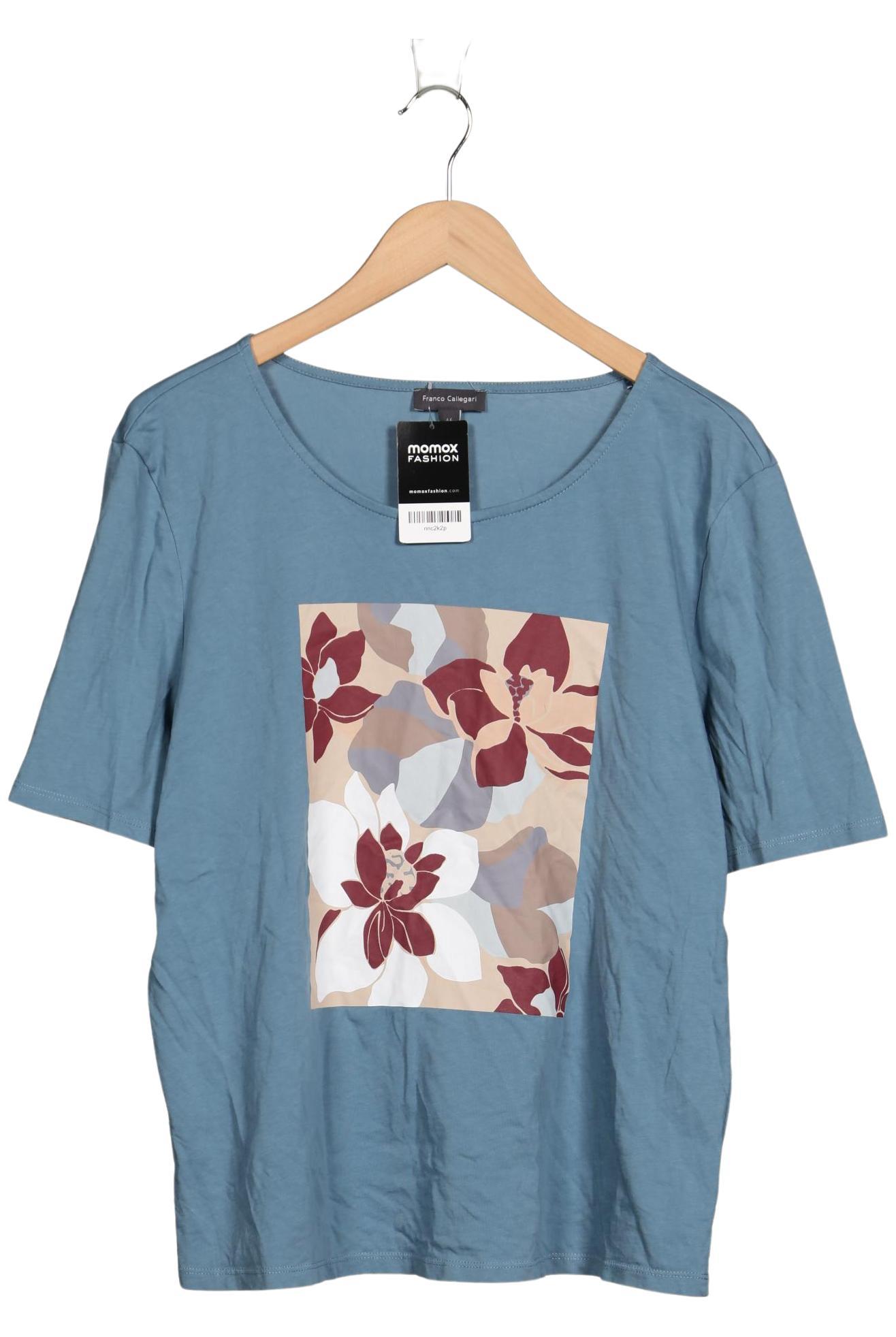 

Franco Callegari Damen T-Shirt, hellblau, Gr. 44