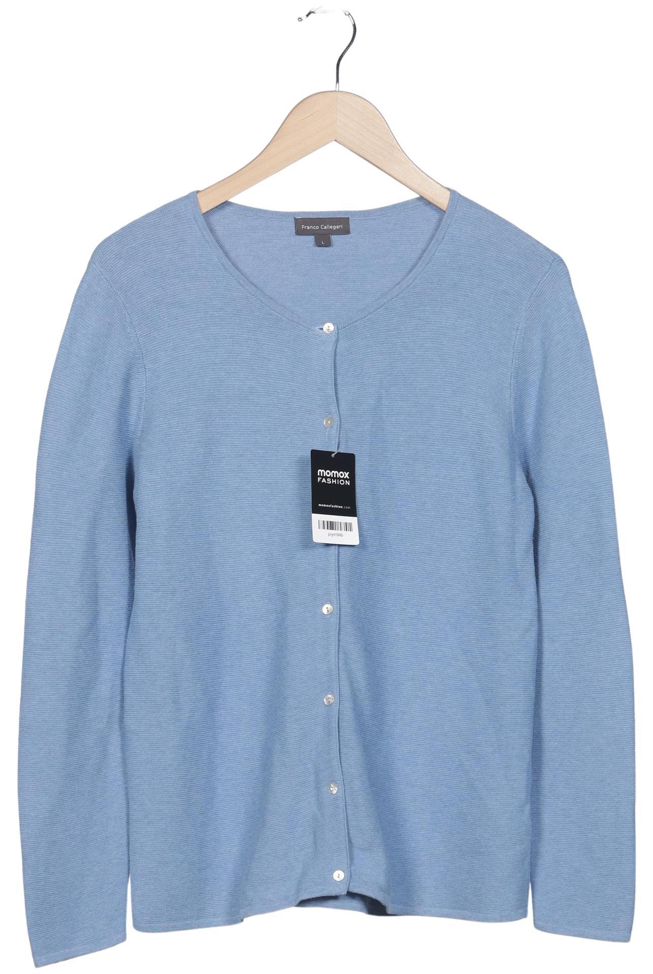 

Franco Callegari Damen Strickjacke, hellblau, Gr. 42