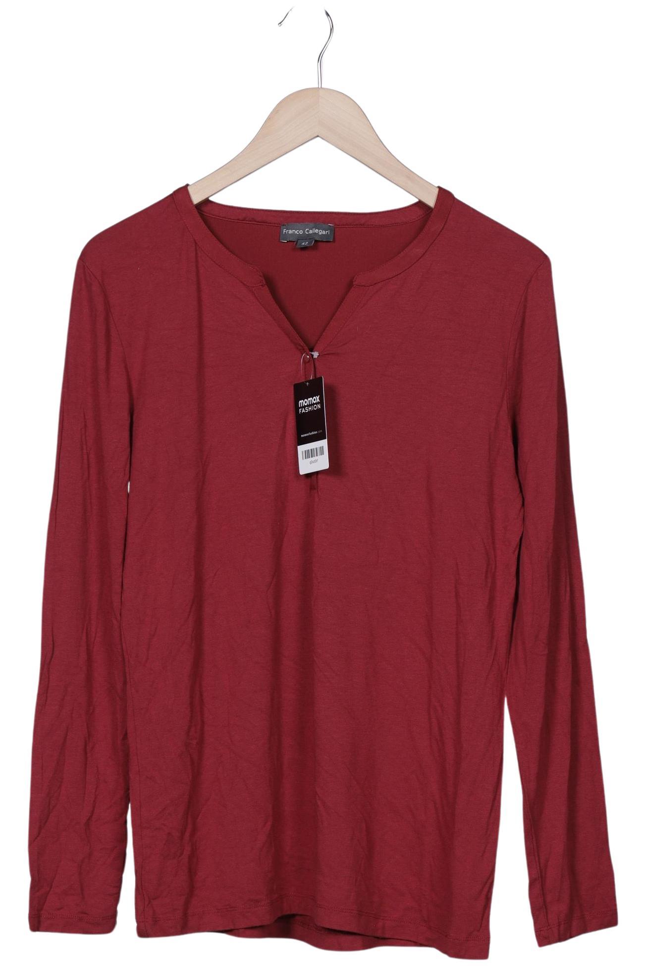 

Franco Callegari Damen Langarmshirt, rot, Gr. 42