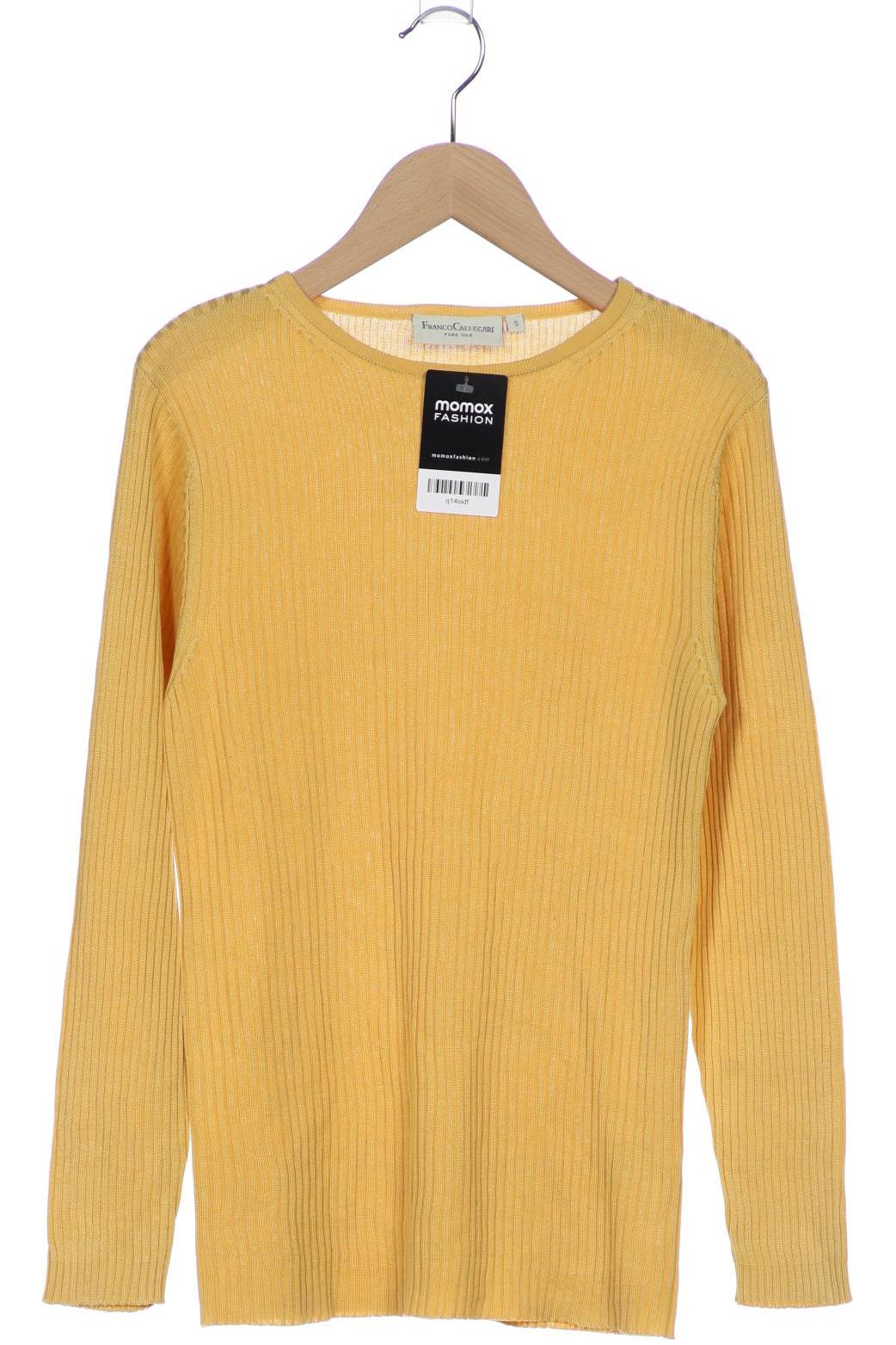 

Franco Callegari Damen Pullover, gelb, Gr. 36