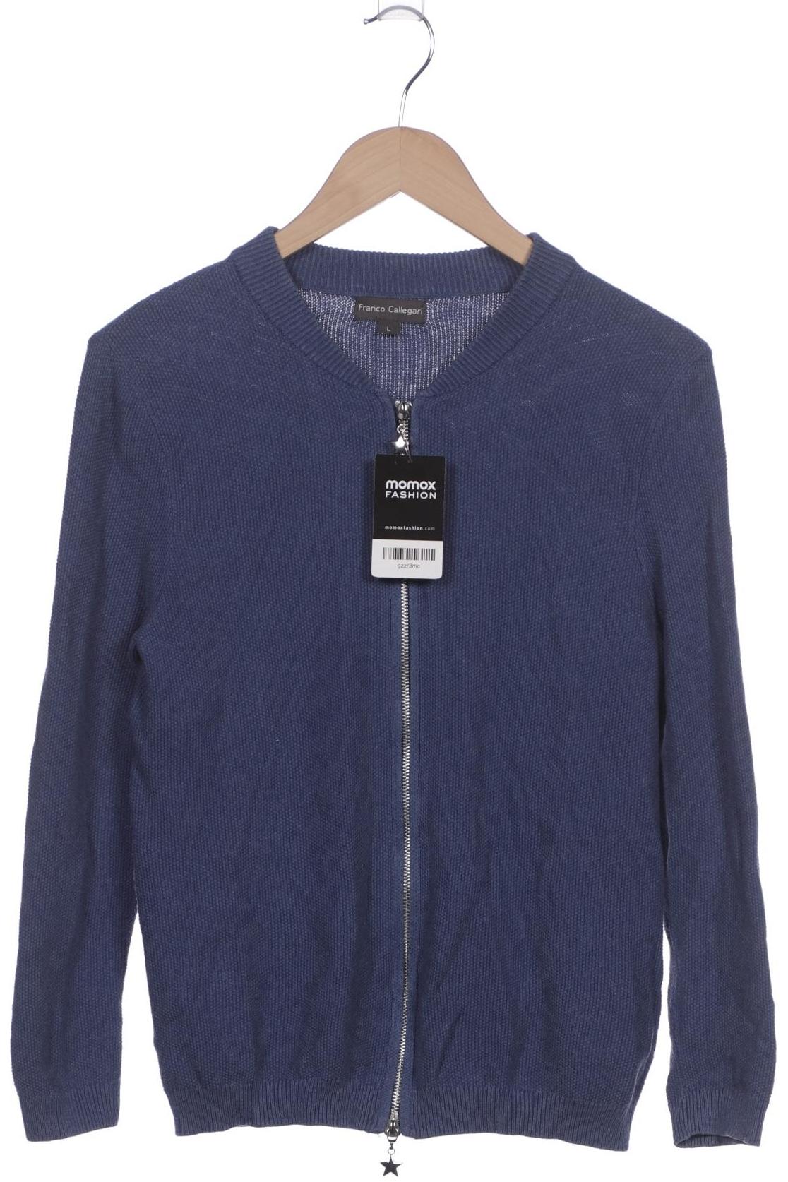 

Franco Callegari Damen Strickjacke, blau, Gr. 42