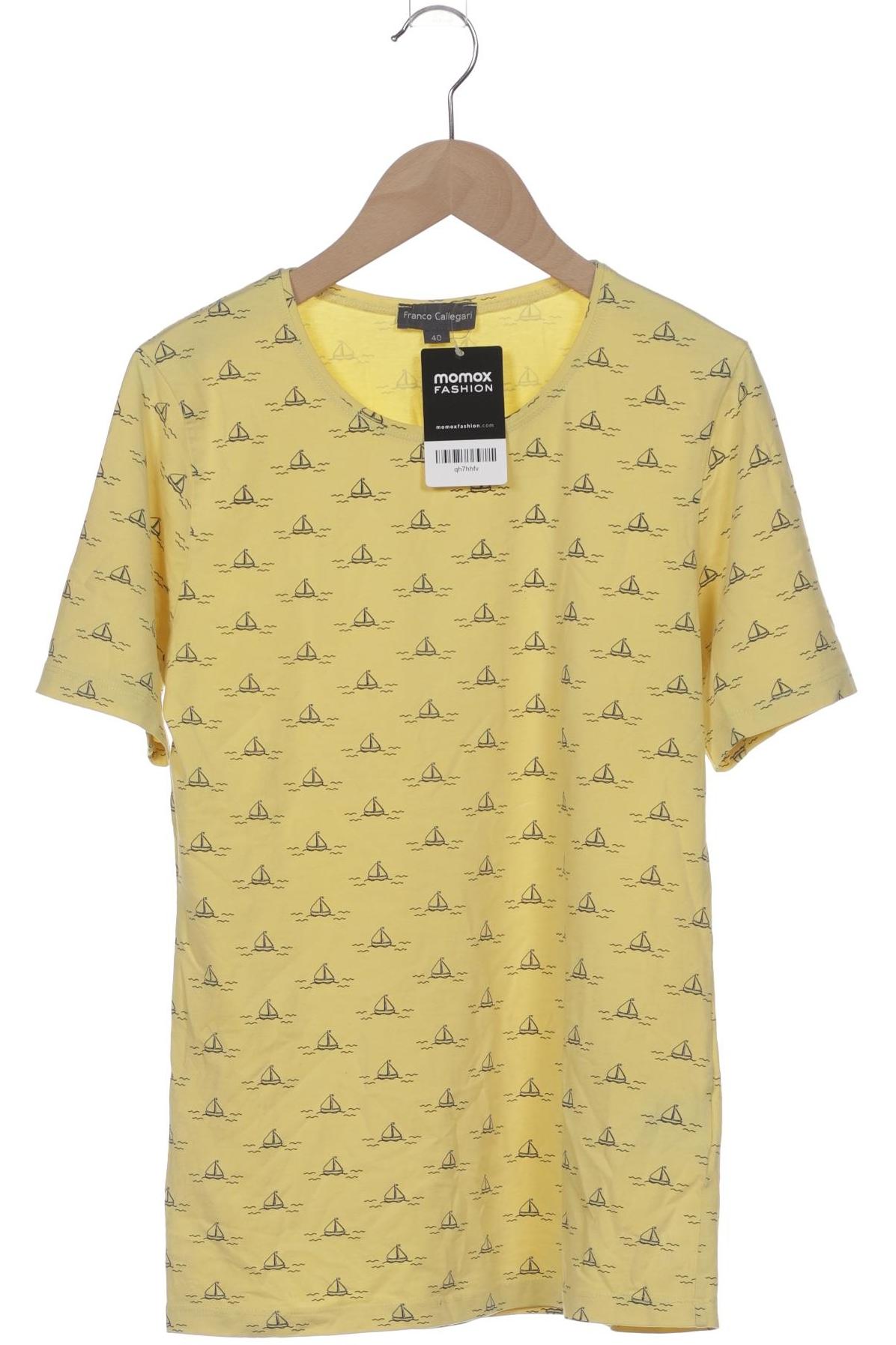 

Franco Callegari Damen T-Shirt, gelb, Gr. 40