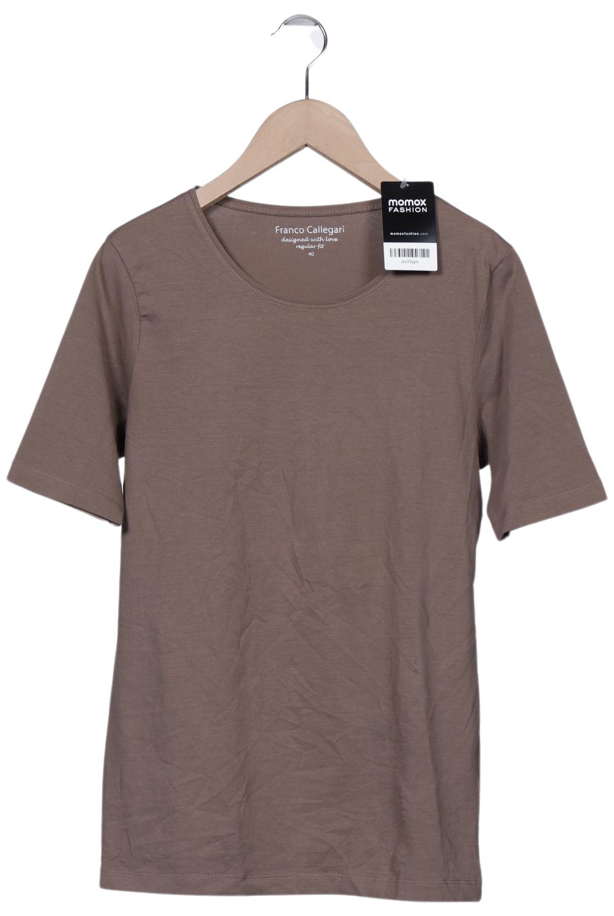 

Franco Callegari Damen T-Shirt, braun, Gr. 40