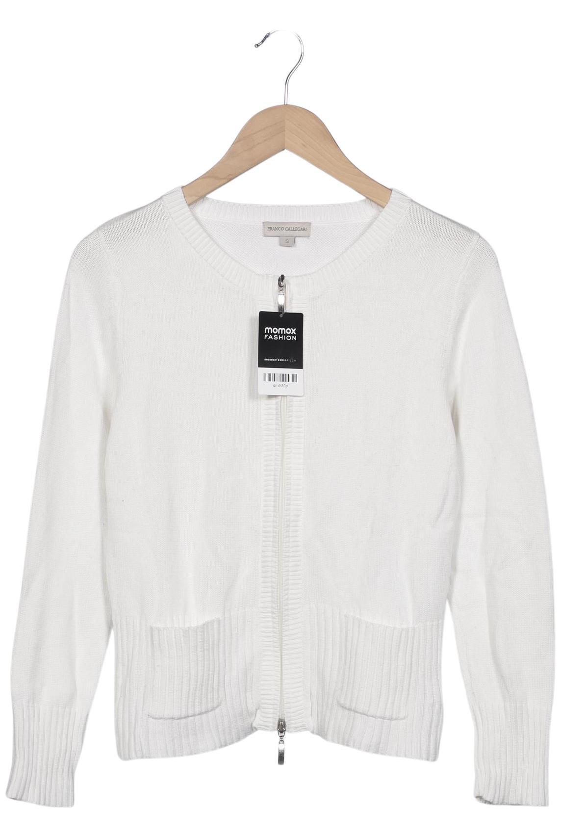 

Franco Callegari Damen Strickjacke, weiß, Gr. 36
