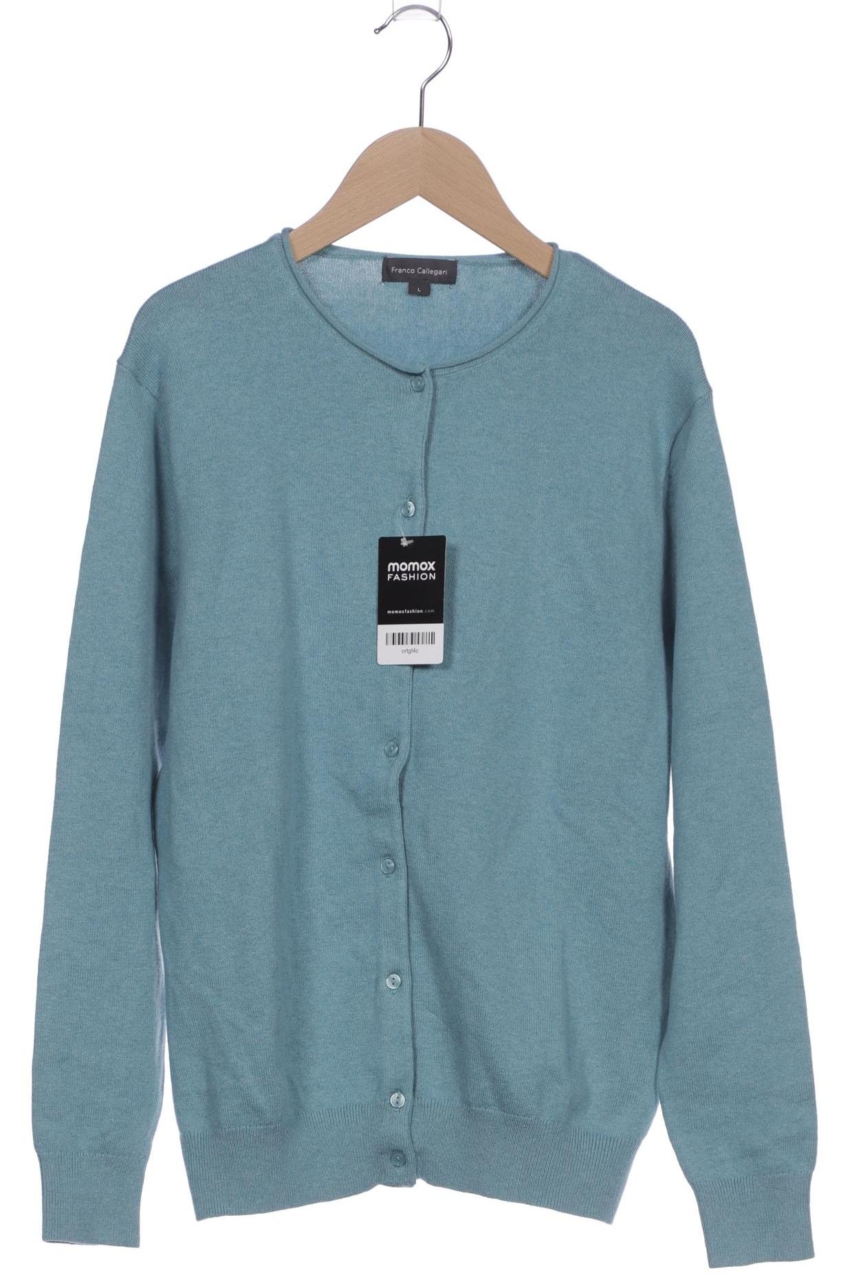 

Franco Callegari Damen Strickjacke, blau, Gr. 42