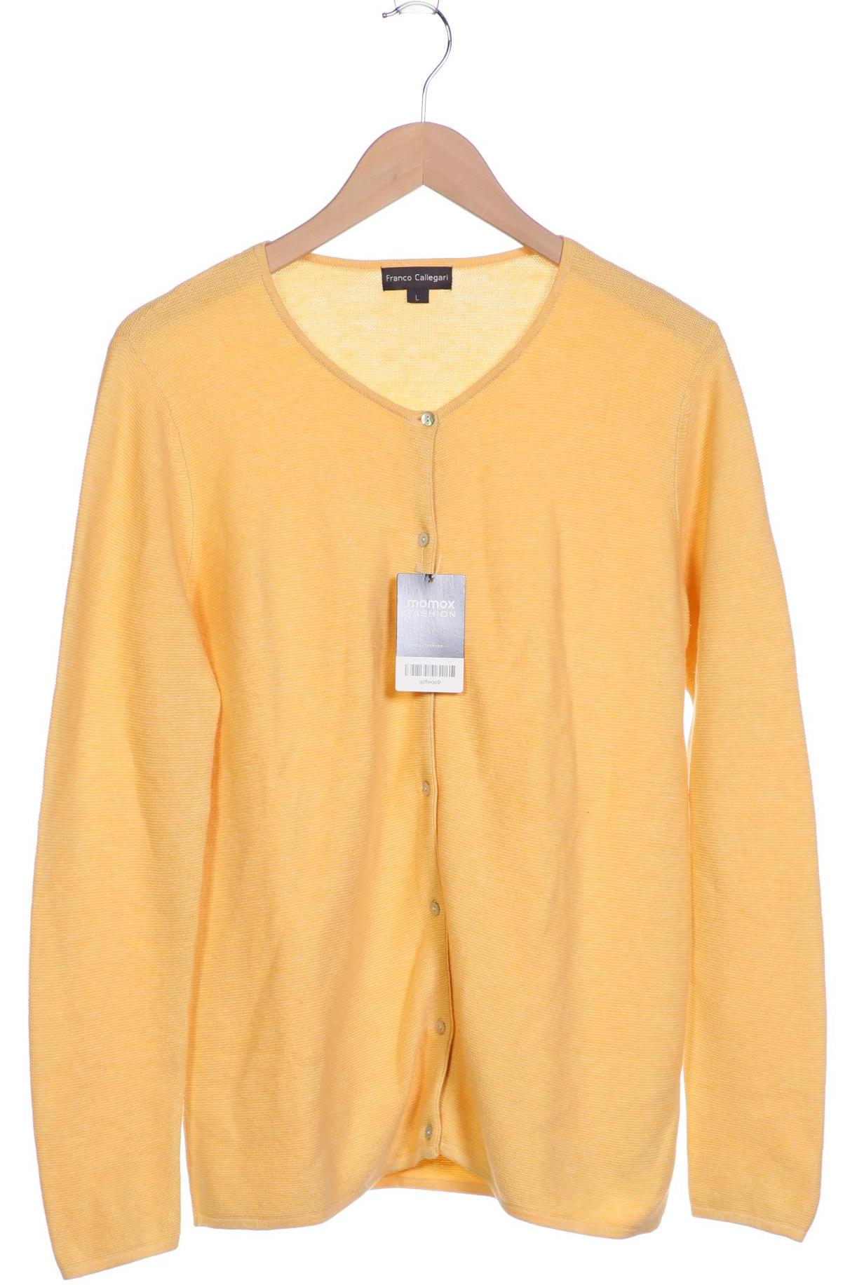 

Franco Callegari Damen Strickjacke, gelb