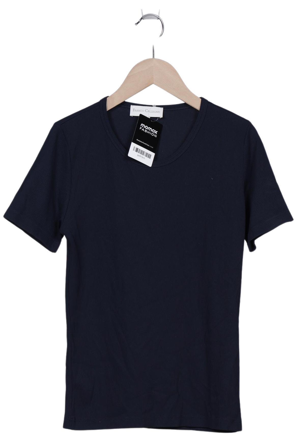 

Franco Callegari Damen T-Shirt, marineblau, Gr. 42