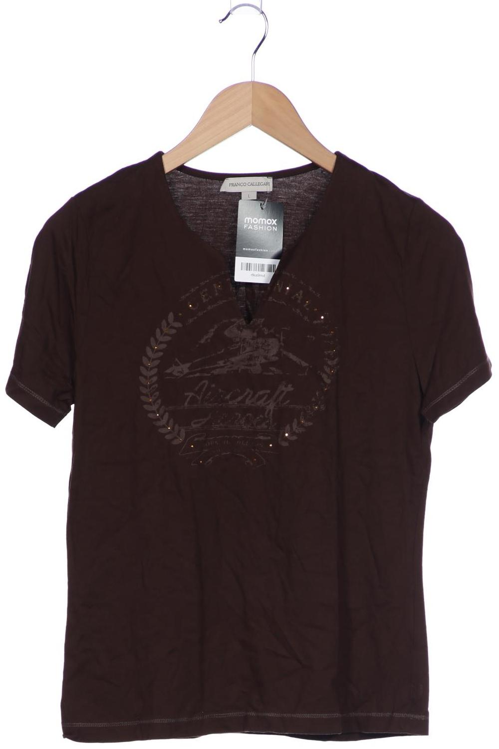 

Franco Callegari Damen T-Shirt, braun, Gr. 42