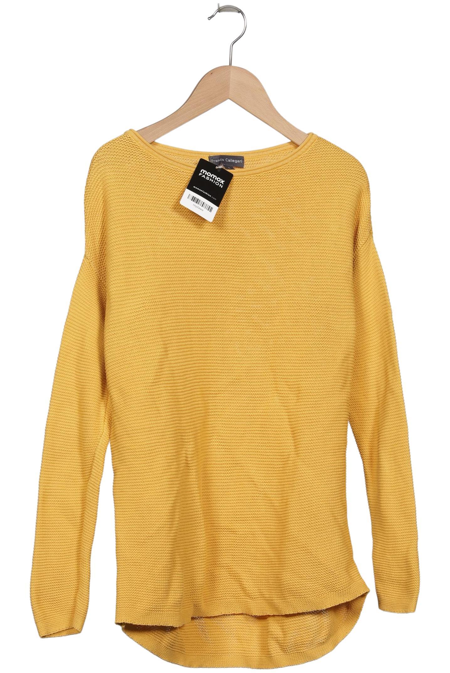 

Franco Callegari Damen Pullover, gelb, Gr. 36