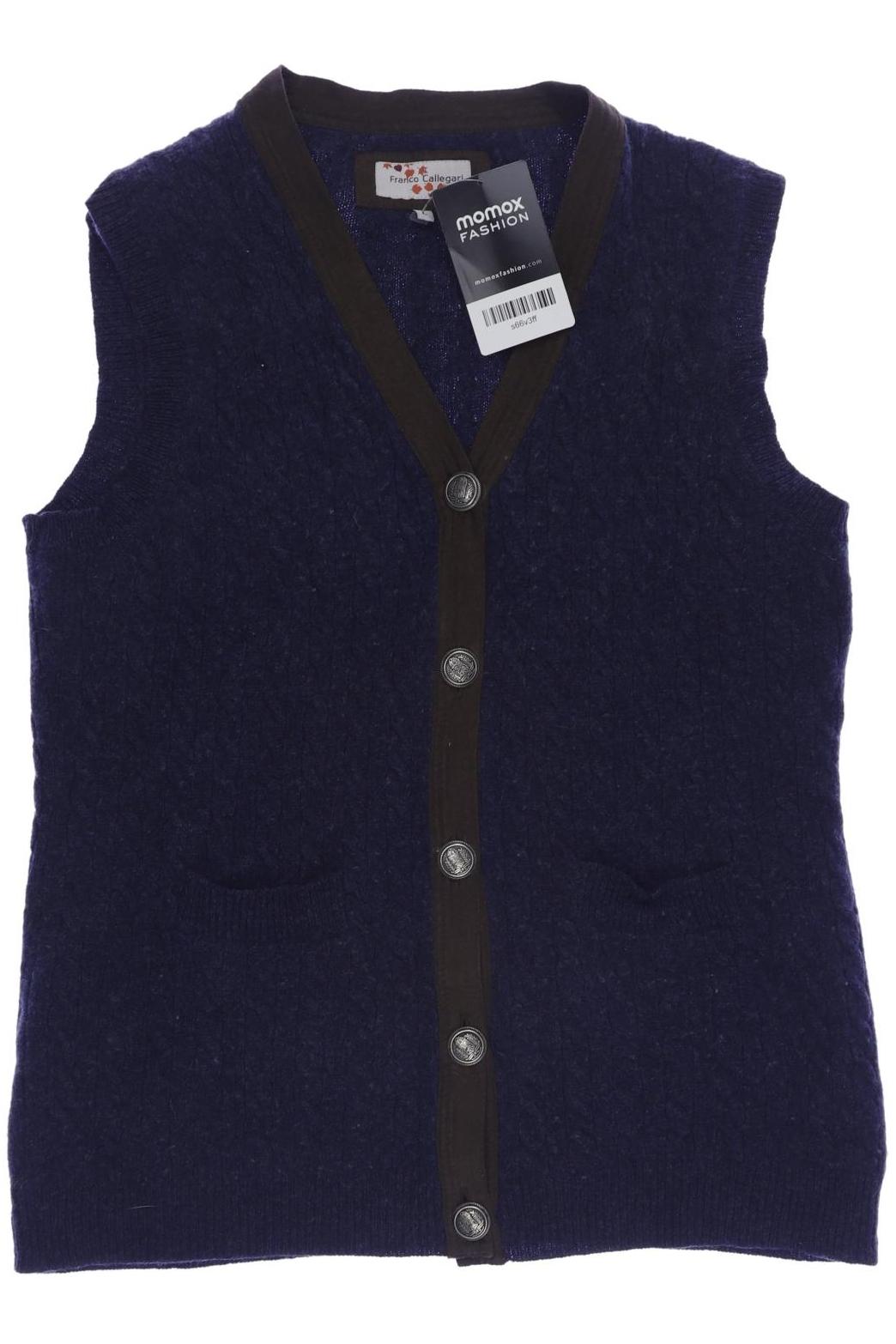 

Franco Callegari Damen Weste, marineblau, Gr. 42