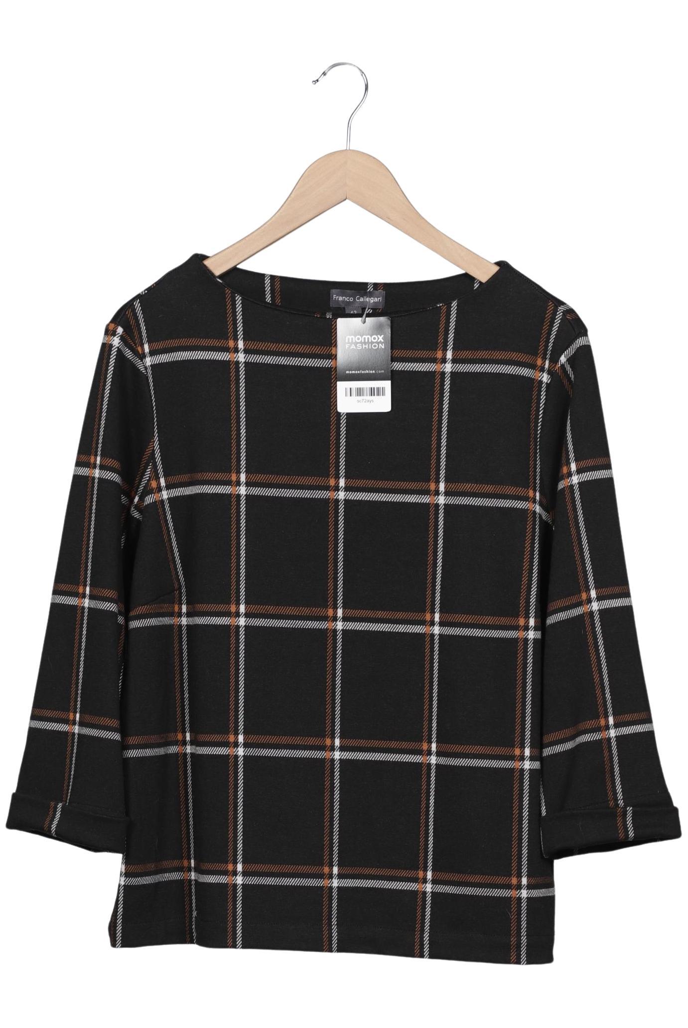 Thumbnail - Franco Callegari Damen Langarmshirt, schwarz, Gr. 42