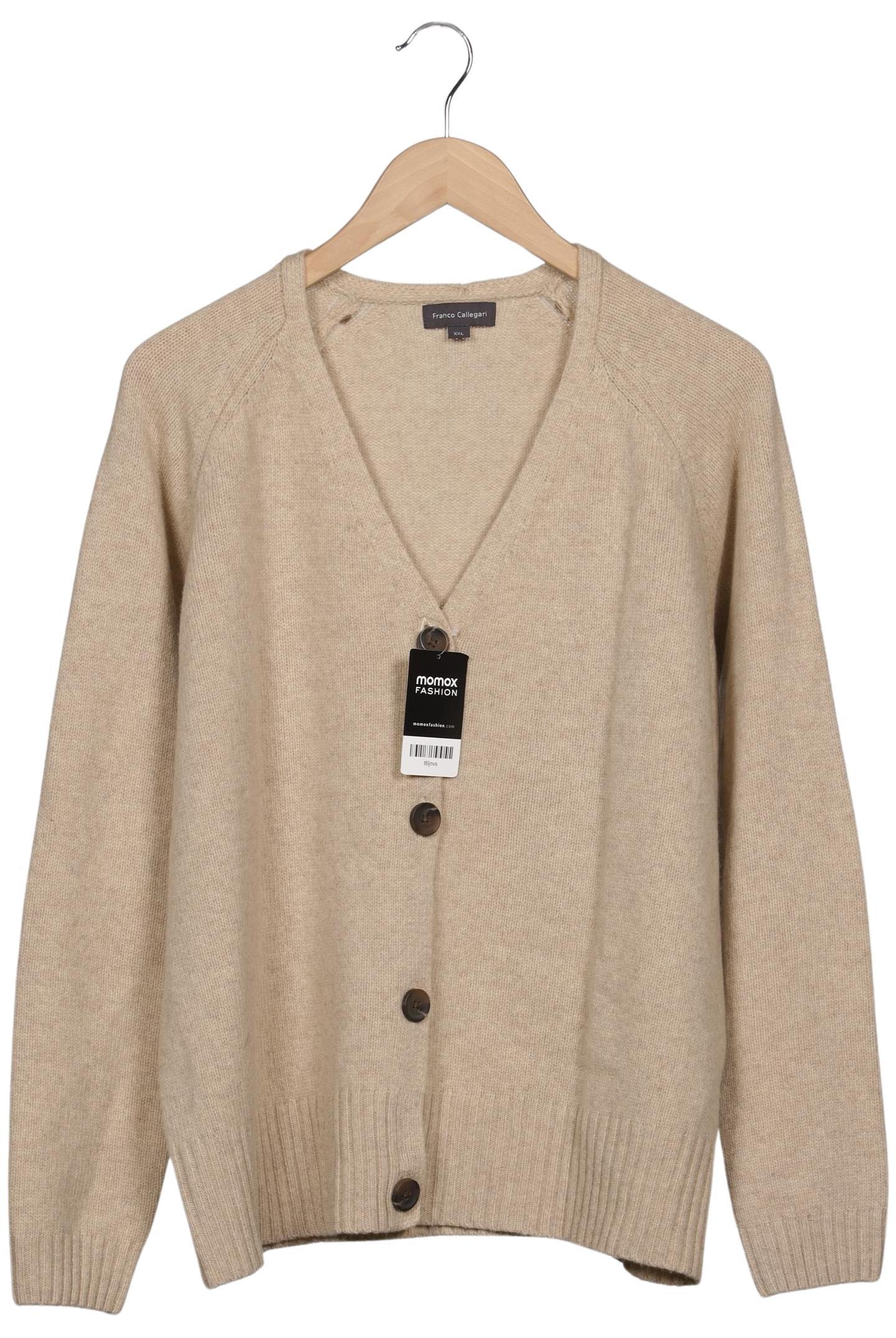 

Franco Callegari Damen Strickjacke, beige, Gr. 46