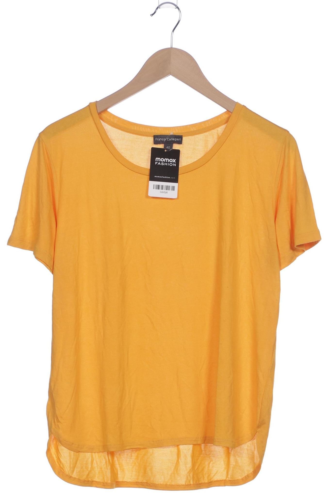 

Franco Callegari Damen T-Shirt, gelb, Gr. 40