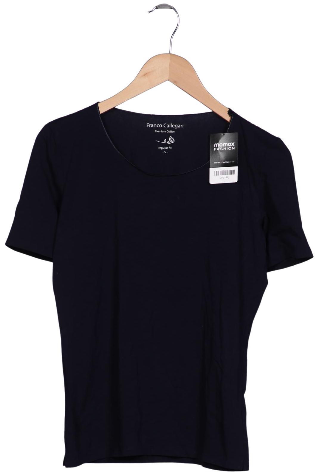 

Franco Callegari Damen T-Shirt, marineblau, Gr. 36