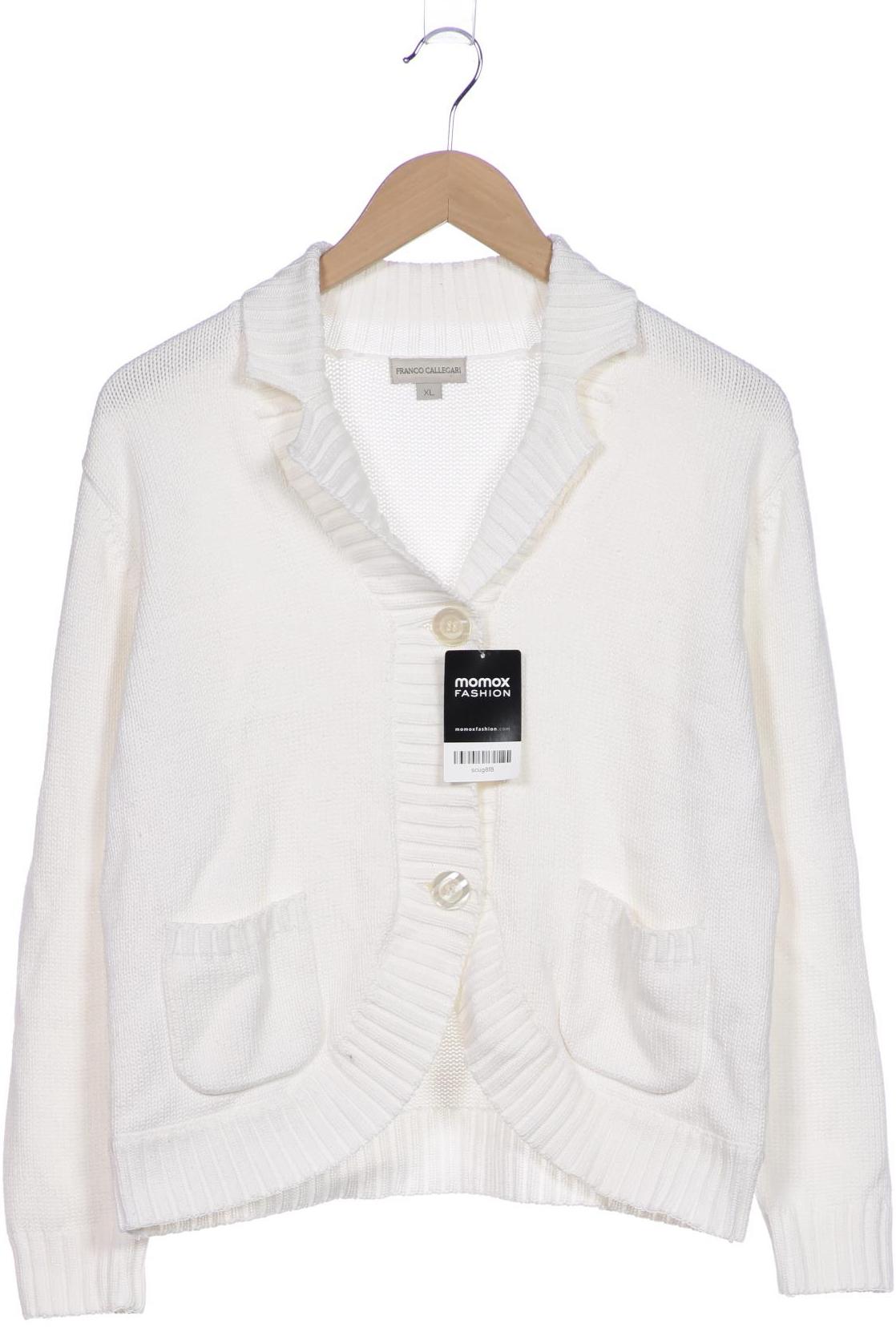 

Franco Callegari Damen Strickjacke, weiß, Gr. 44