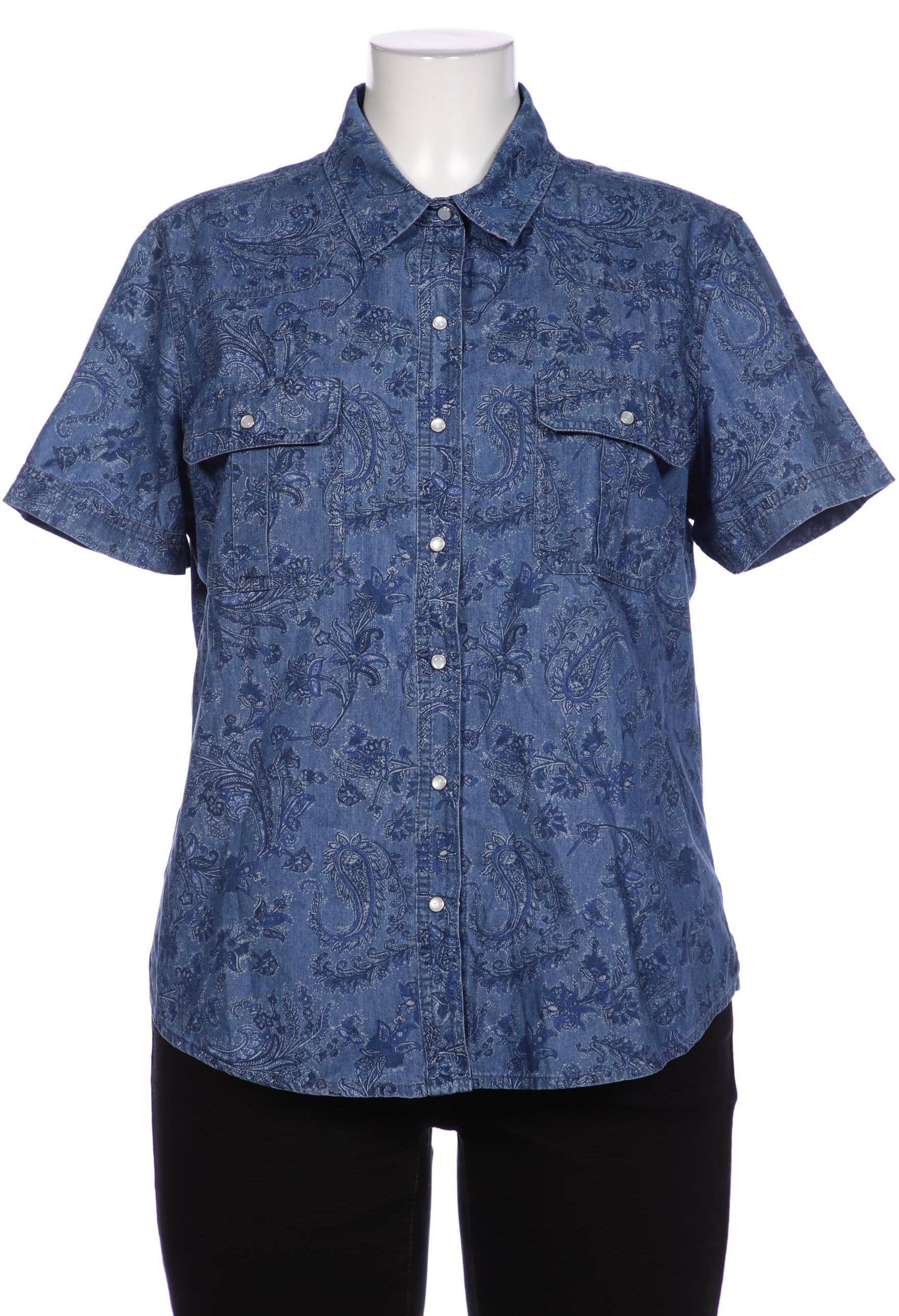 

Franco Callegari Damen Bluse, blau, Gr. 46