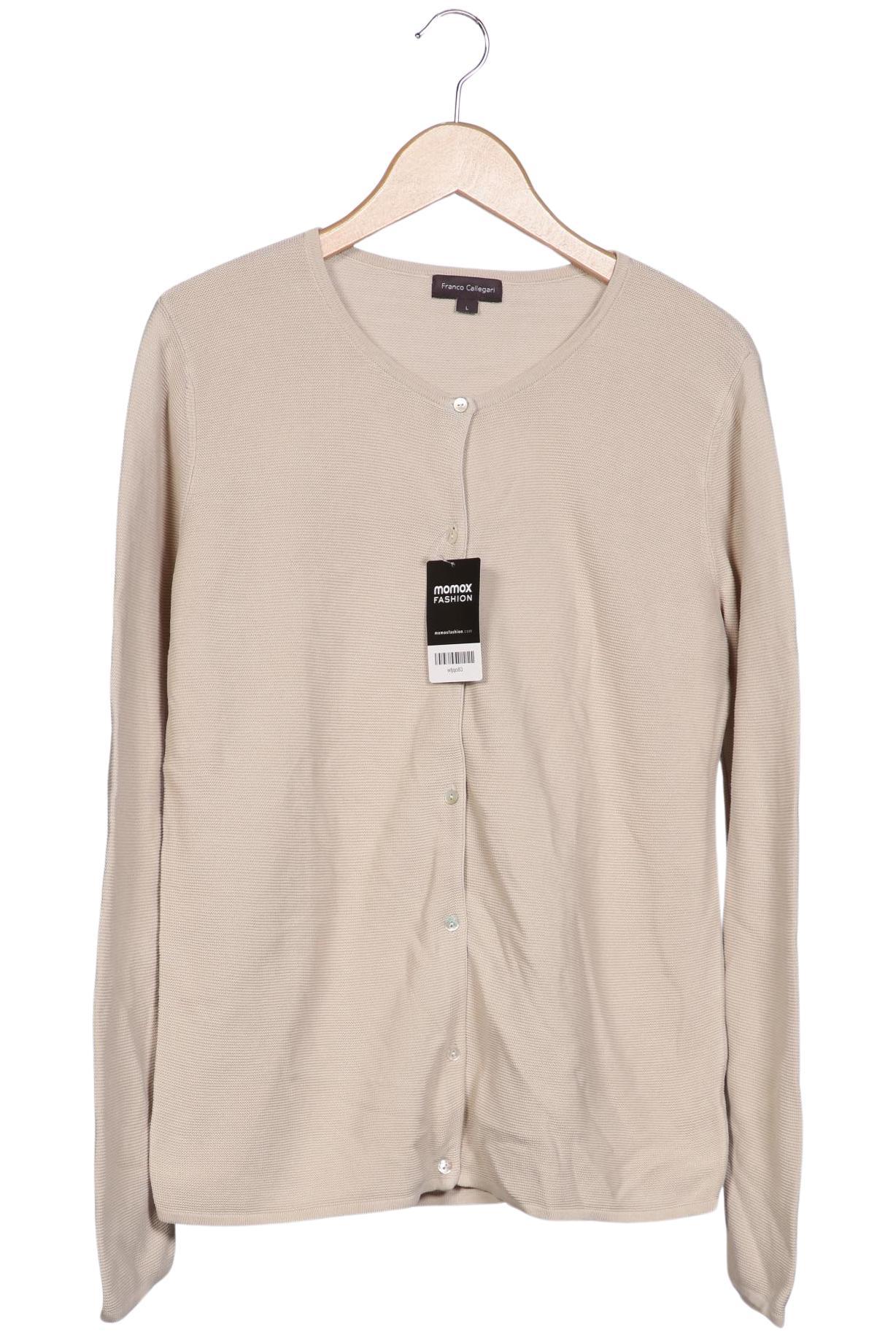 

Franco Callegari Damen Strickjacke, beige, Gr. 42
