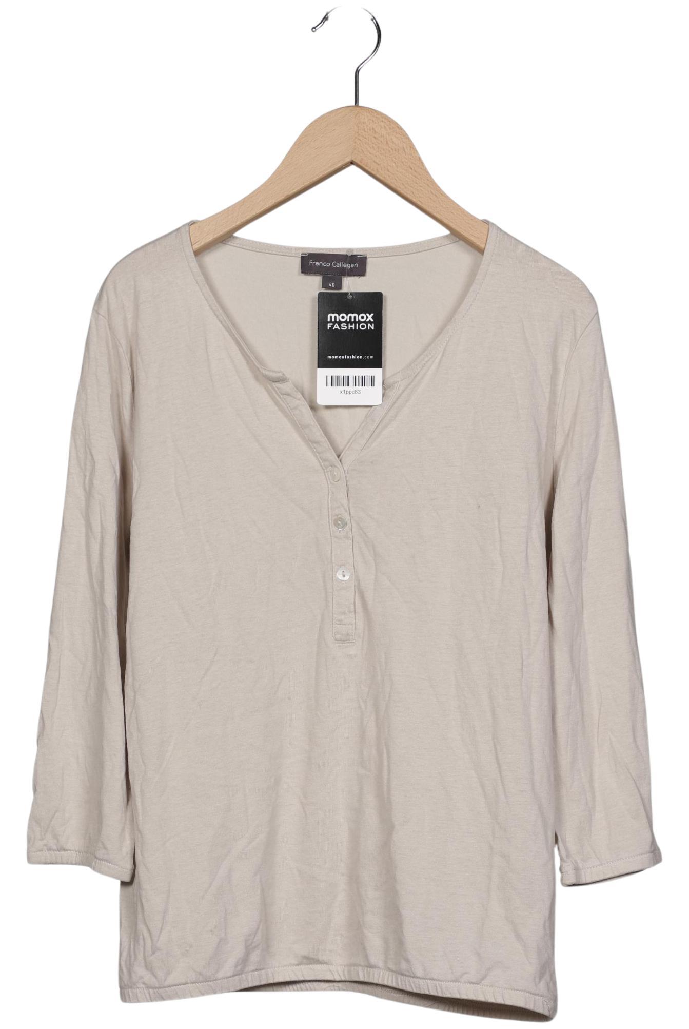

Franco Callegari Damen Langarmshirt, beige, Gr. 40
