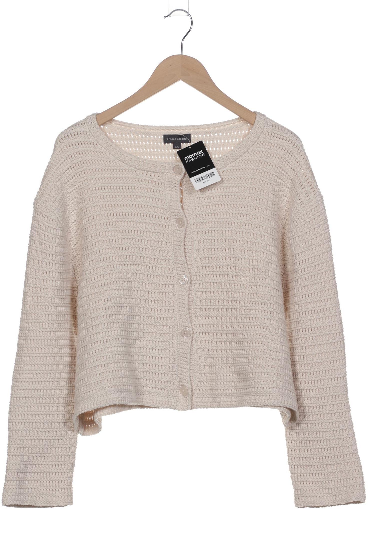 

Franco Callegari Damen Strickjacke, beige, Gr. 46
