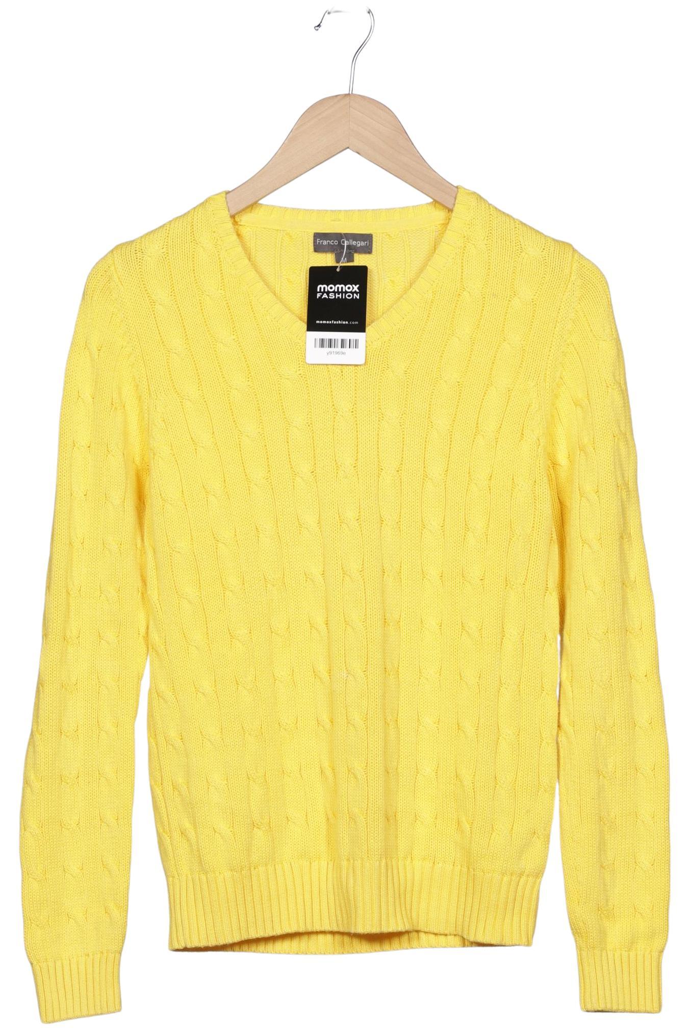 

Franco Callegari Damen Pullover, gelb, Gr. 38