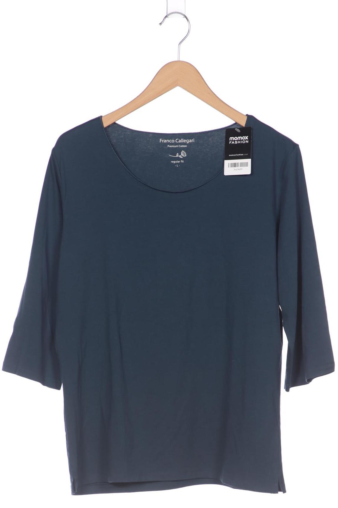 

Franco Callegari Damen Langarmshirt, türkis, Gr. 42