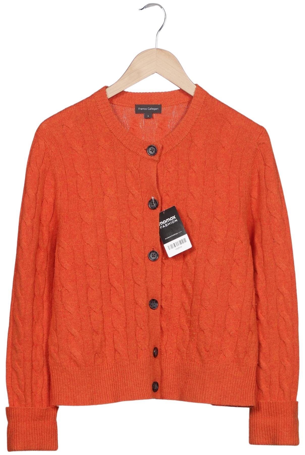 

Franco Callegari Damen Strickjacke, orange, Gr. 36