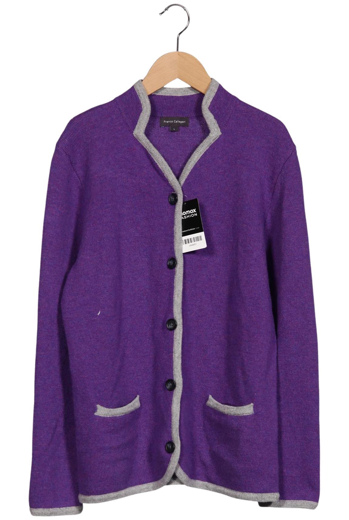 

Franco Callegari Damen Strickjacke, flieder, Gr. 42