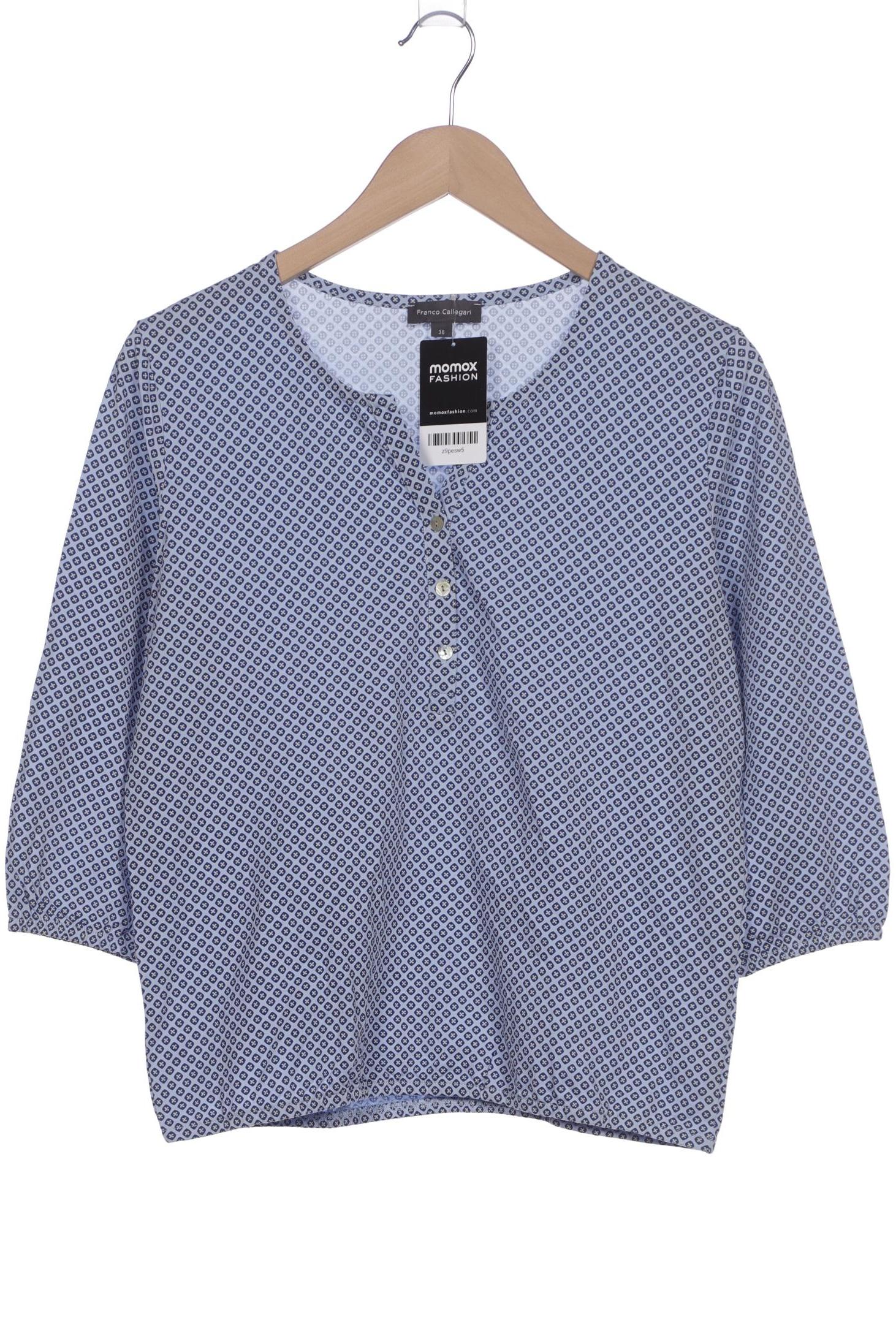 

Franco Callegari Damen Langarmshirt, blau, Gr. 38