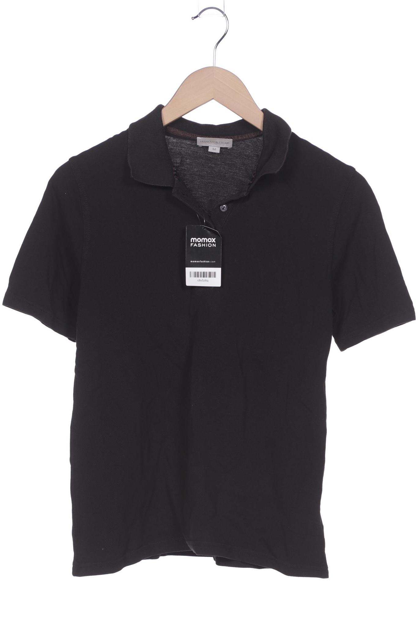 

Franco Callegari Herren Poloshirt, schwarz